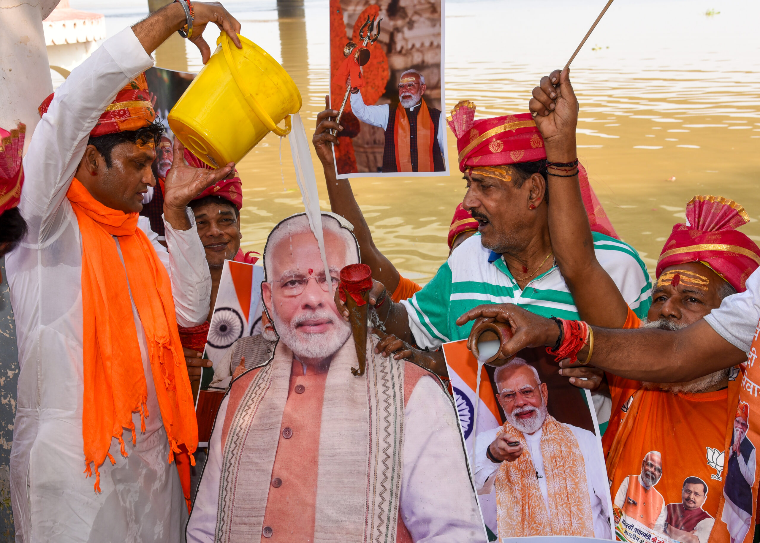 Patna: BJP supporters celebrate PM Modi's birthday #Gallery Patna: BJP supporters celebrate PM Modi's birthday #Gallery