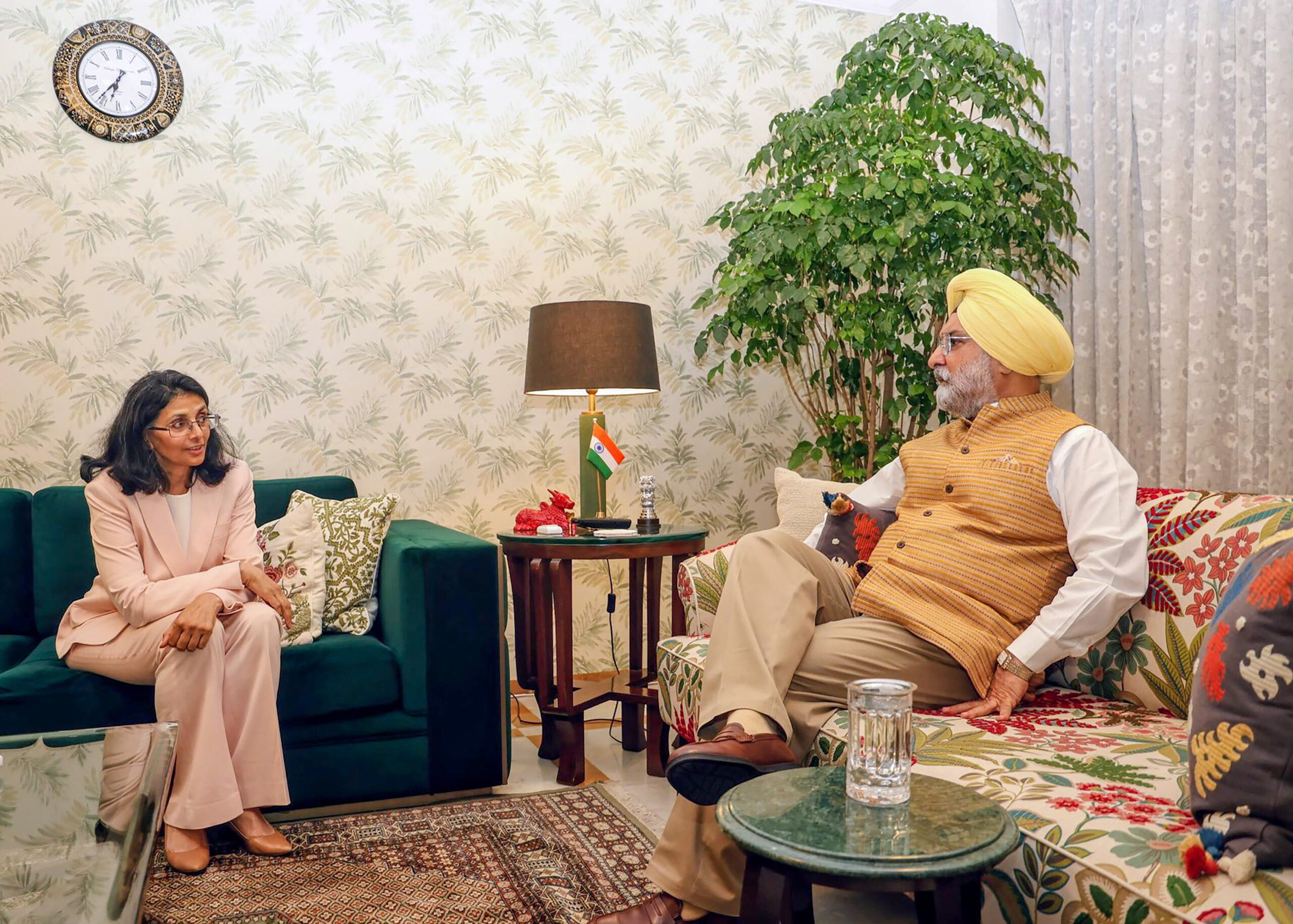 New Delhi: Nisha Biswal Meets Delhi LG Taranjit Singh Sandhu #Gallery New Delhi: Nisha Biswal Meets Delhi LG Taranjit Singh Sandhu #Gallery