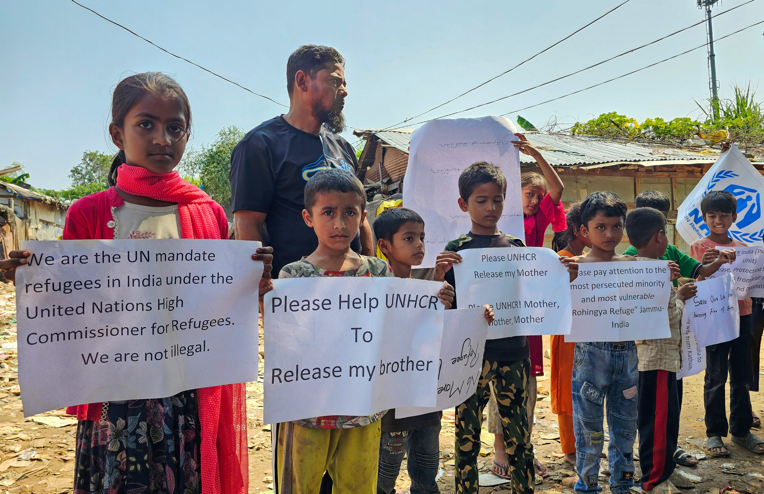 Jammu: Rohingya families face eviction concerns #Gallery Jammu: Rohingya families face eviction concerns #Gallery