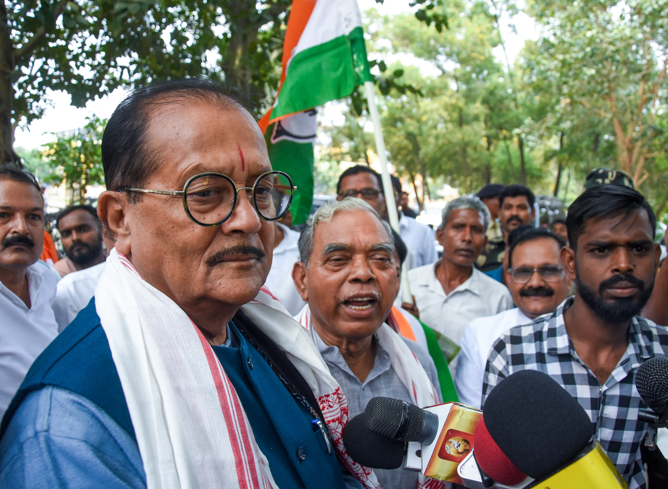 Ranchi: Congress holds OBC rights protest #Gallery Ranchi: Congress holds OBC rights protest #Gallery