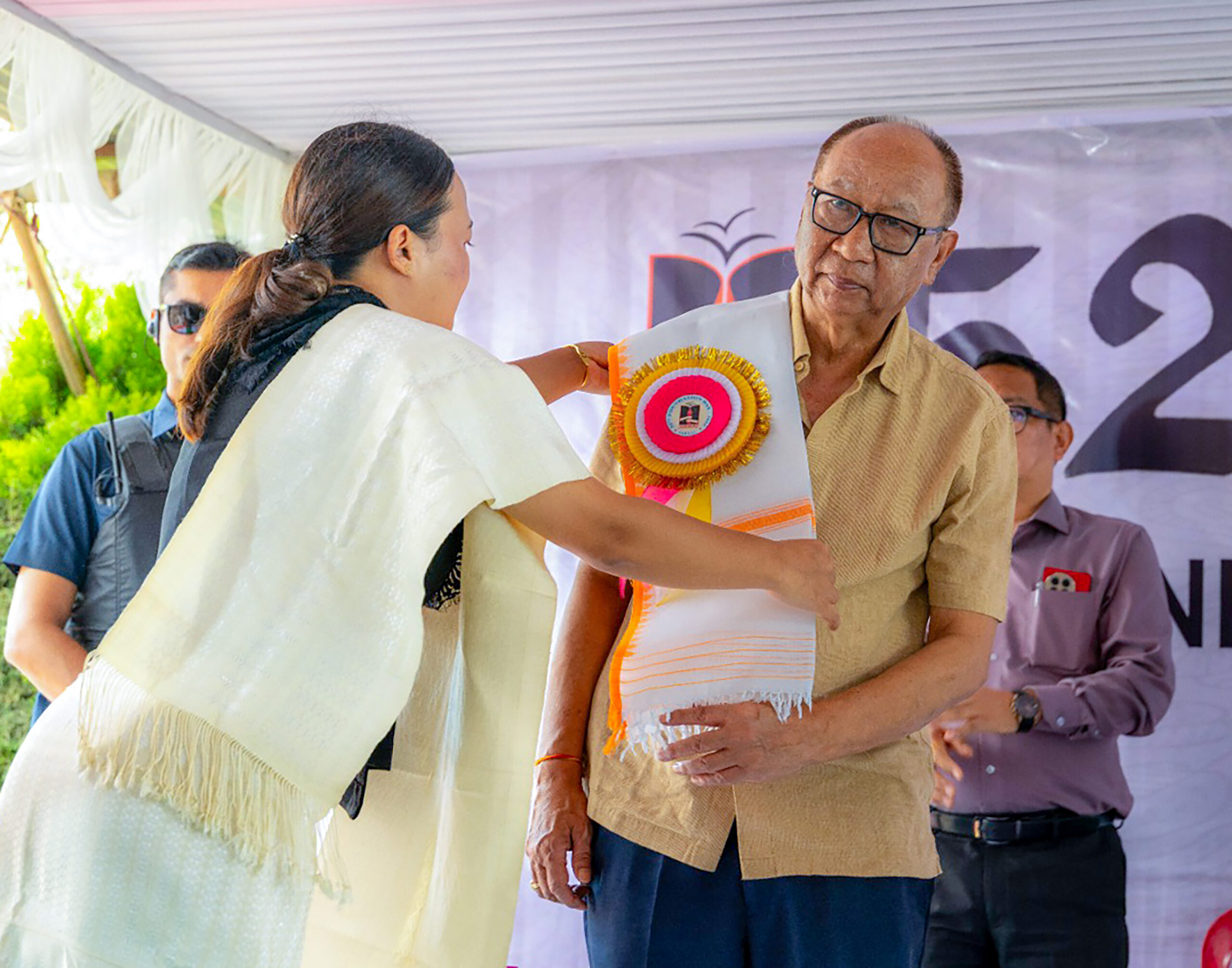 Imphal: Khemchand Yumnam at AMWJU event #Gallery Imphal: Khemchand Yumnam at AMWJU event #Gallery