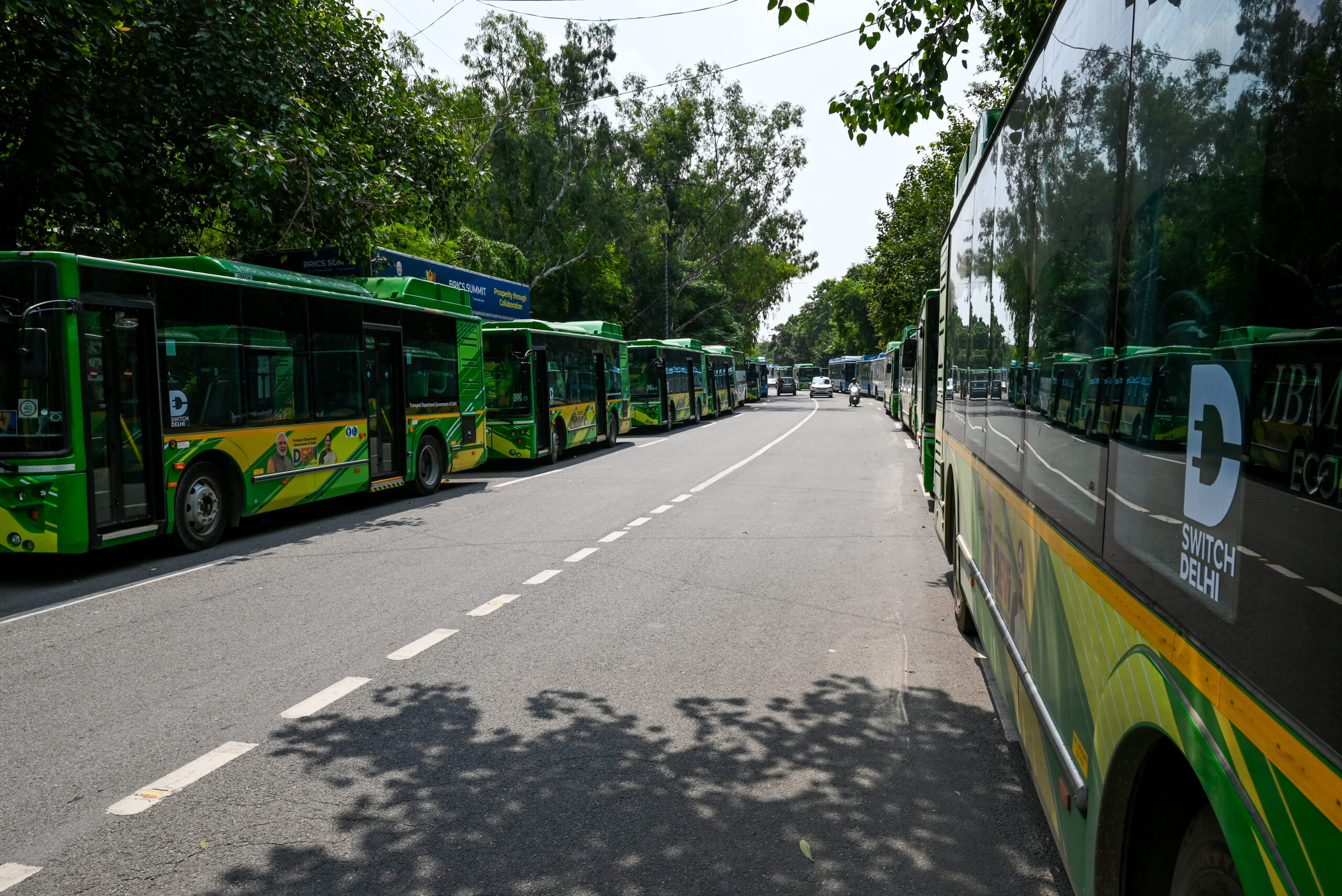 New Delhi: DTC drivers’ strike disrupts bus services across capital #Gallery New Delhi: DTC drivers’ strike disrupts bus services across capital #Gallery