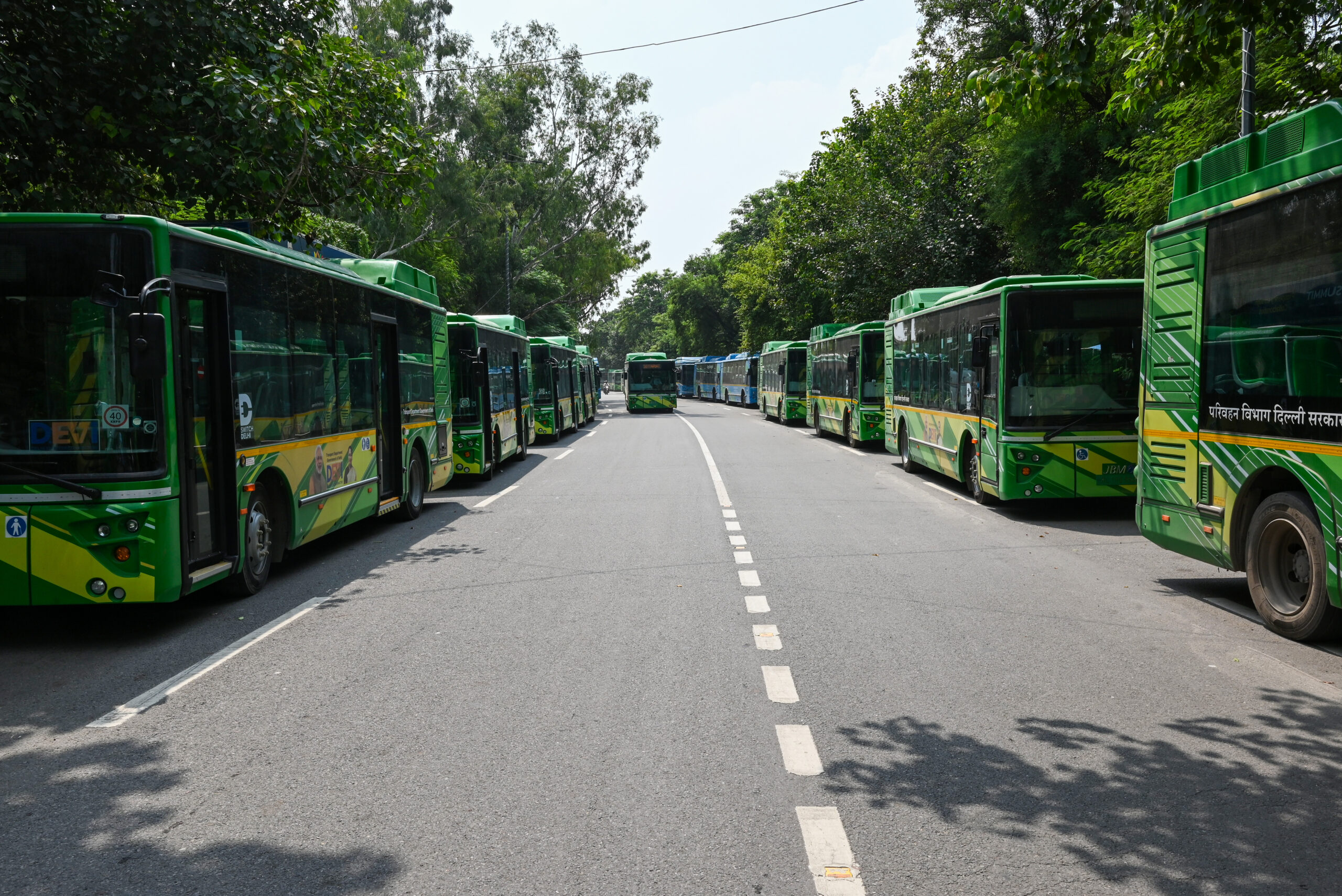 New Delhi: DTC drivers’ strike disrupts bus services across capital #Gallery New Delhi: DTC drivers’ strike disrupts bus services across capital #Gallery