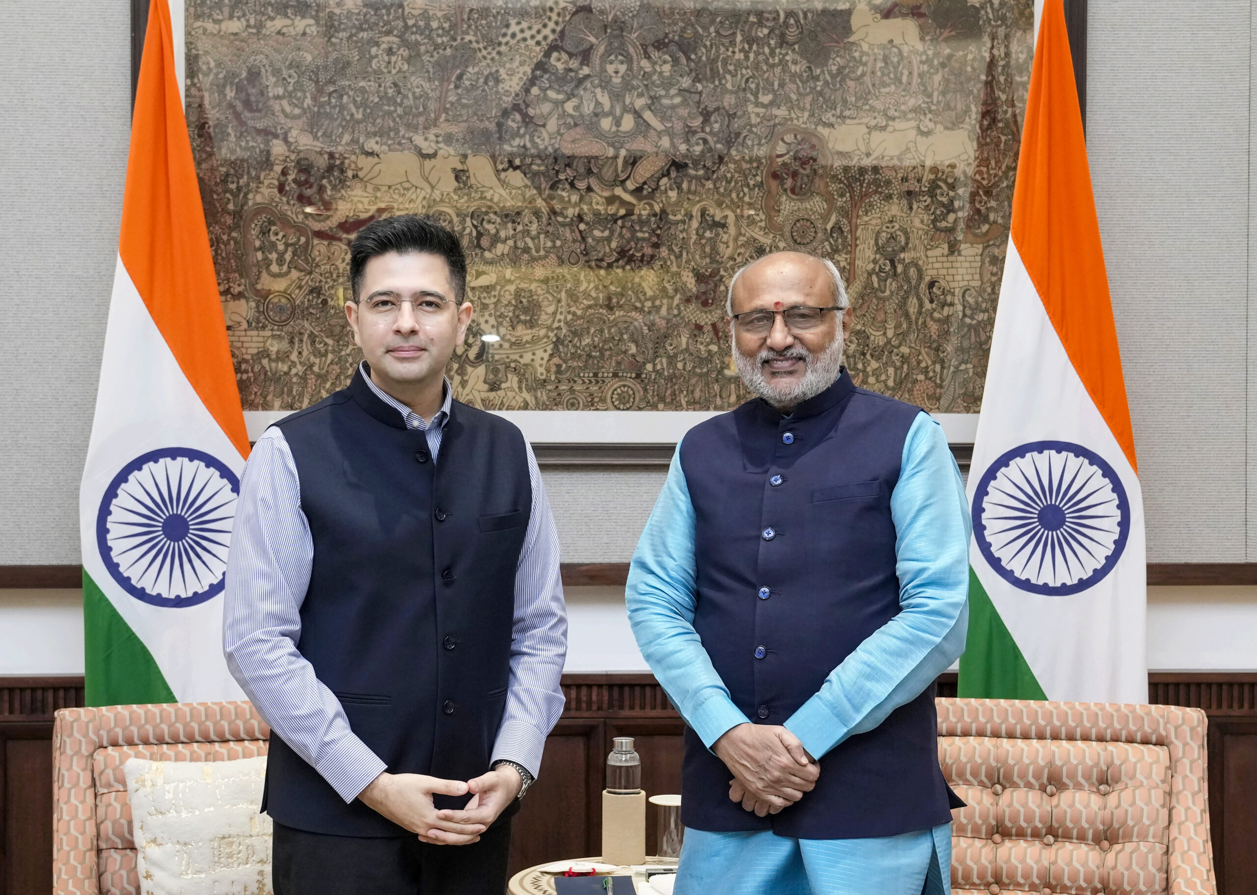 New Delhi: MP Raghav Chadha Meets Vice President C. P. Radhakrishnan #Gallery New Delhi: MP Raghav Chadha Meets Vice President C. P. Radhakrishnan #Gallery