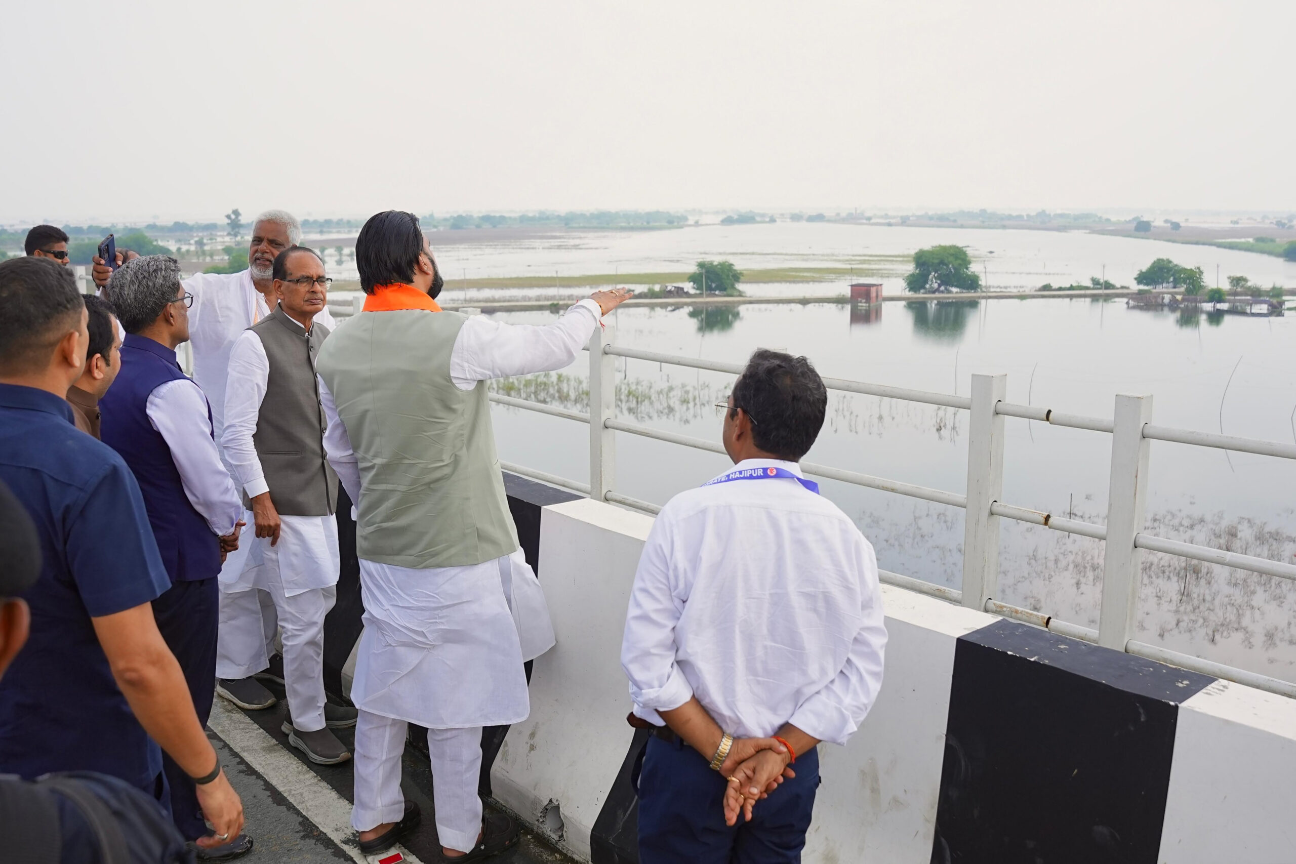 Patna: Samrat Choudhary, Shivraj Singh Chouhan Inspect Flood Hit Areas #Gallery Patna: Samrat Choudhary, Shivraj Singh Chouhan Inspect Flood Hit Areas #Gallery