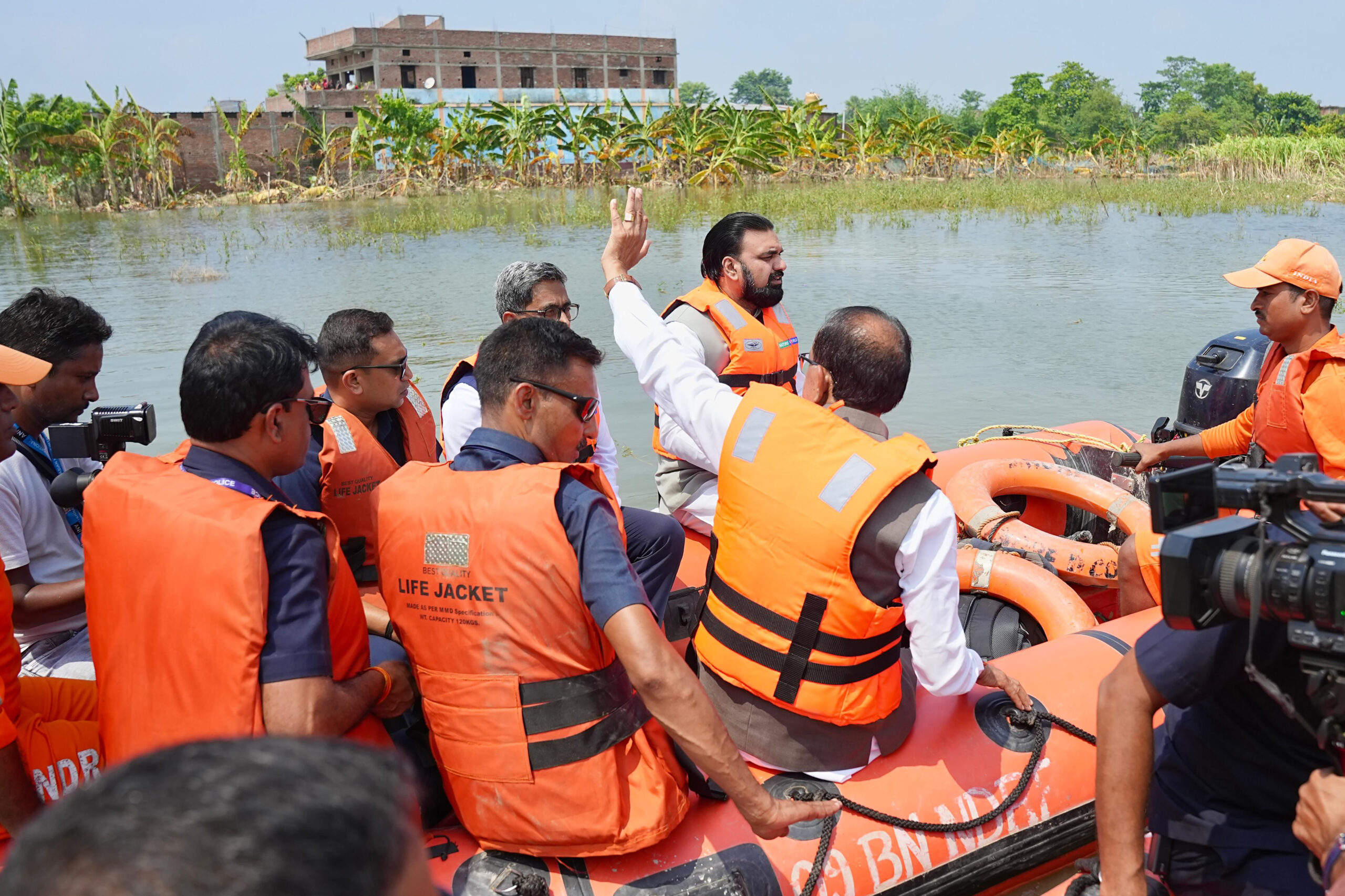 Patna: Samrat Choudhary, Shivraj Singh Chouhan Inspect Flood Hit Areas #Gallery Patna: Samrat Choudhary, Shivraj Singh Chouhan Inspect Flood Hit Areas #Gallery