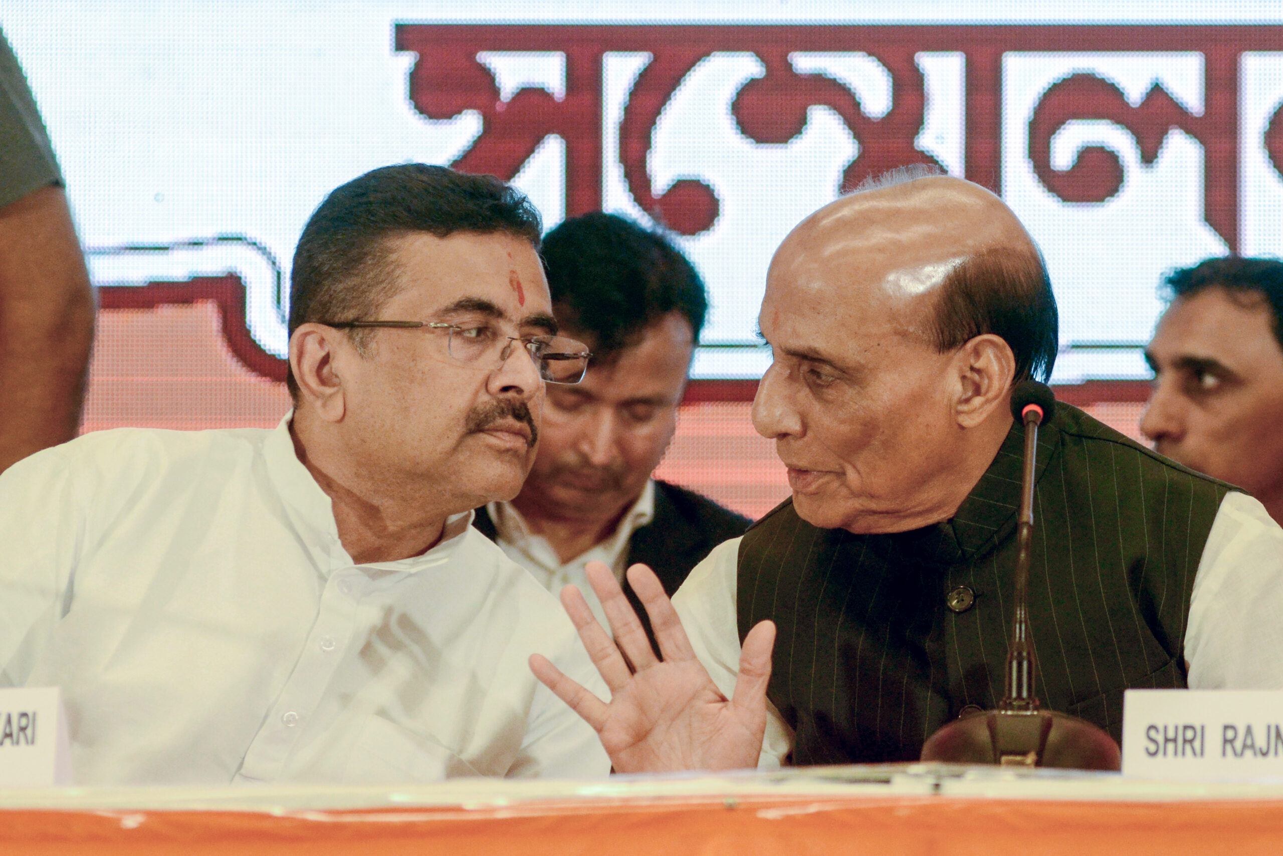 Rajnath Singh, Suvendu Adhikari Address Press Conference in Kolkata #Gallery Rajnath Singh, Suvendu Adhikari Address Press Conference in Kolkata #Gallery