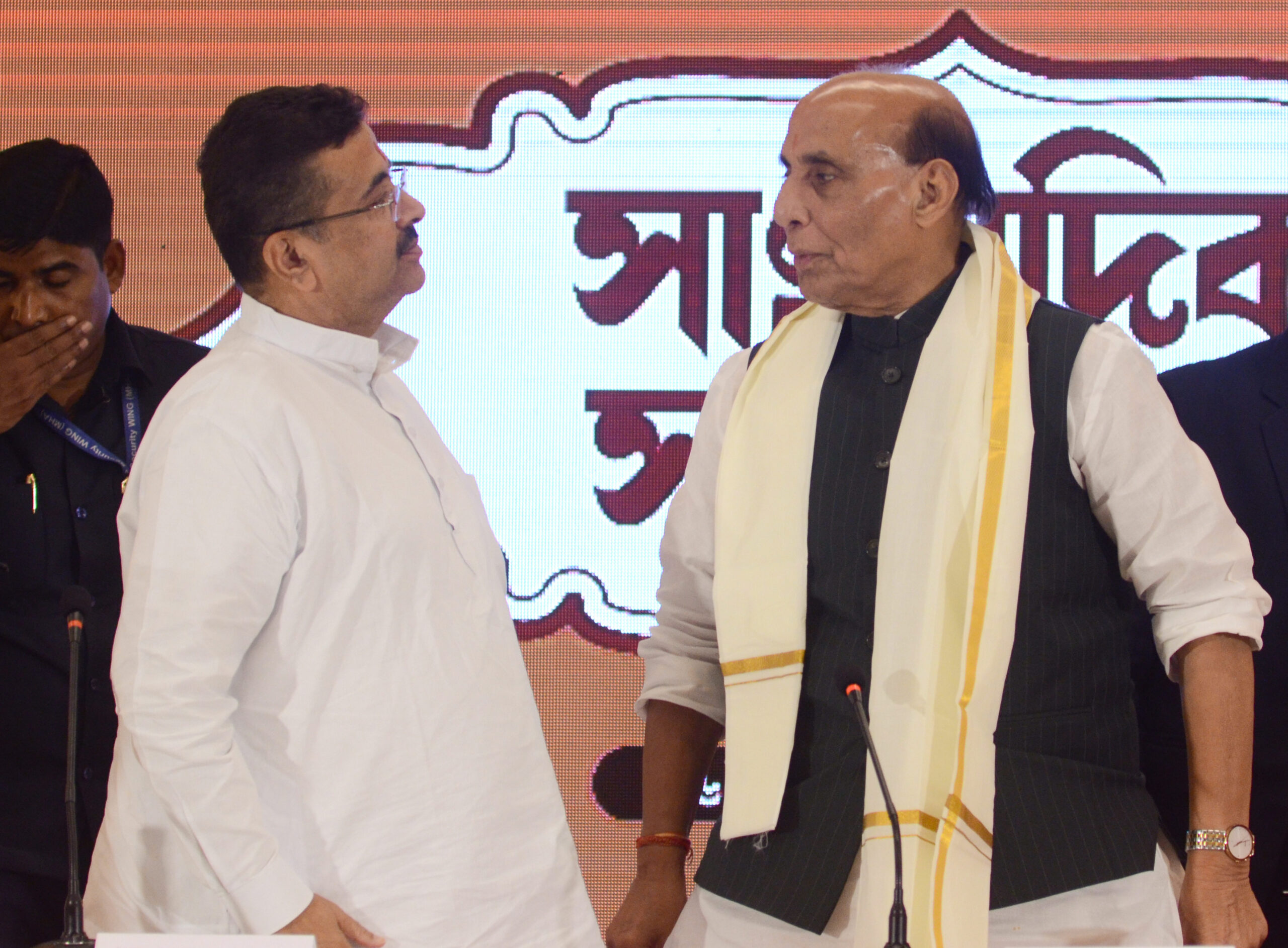 Rajnath Singh, Suvendu Adhikari Address Press Conference in Kolkata #Gallery Rajnath Singh, Suvendu Adhikari Address Press Conference in Kolkata #Gallery