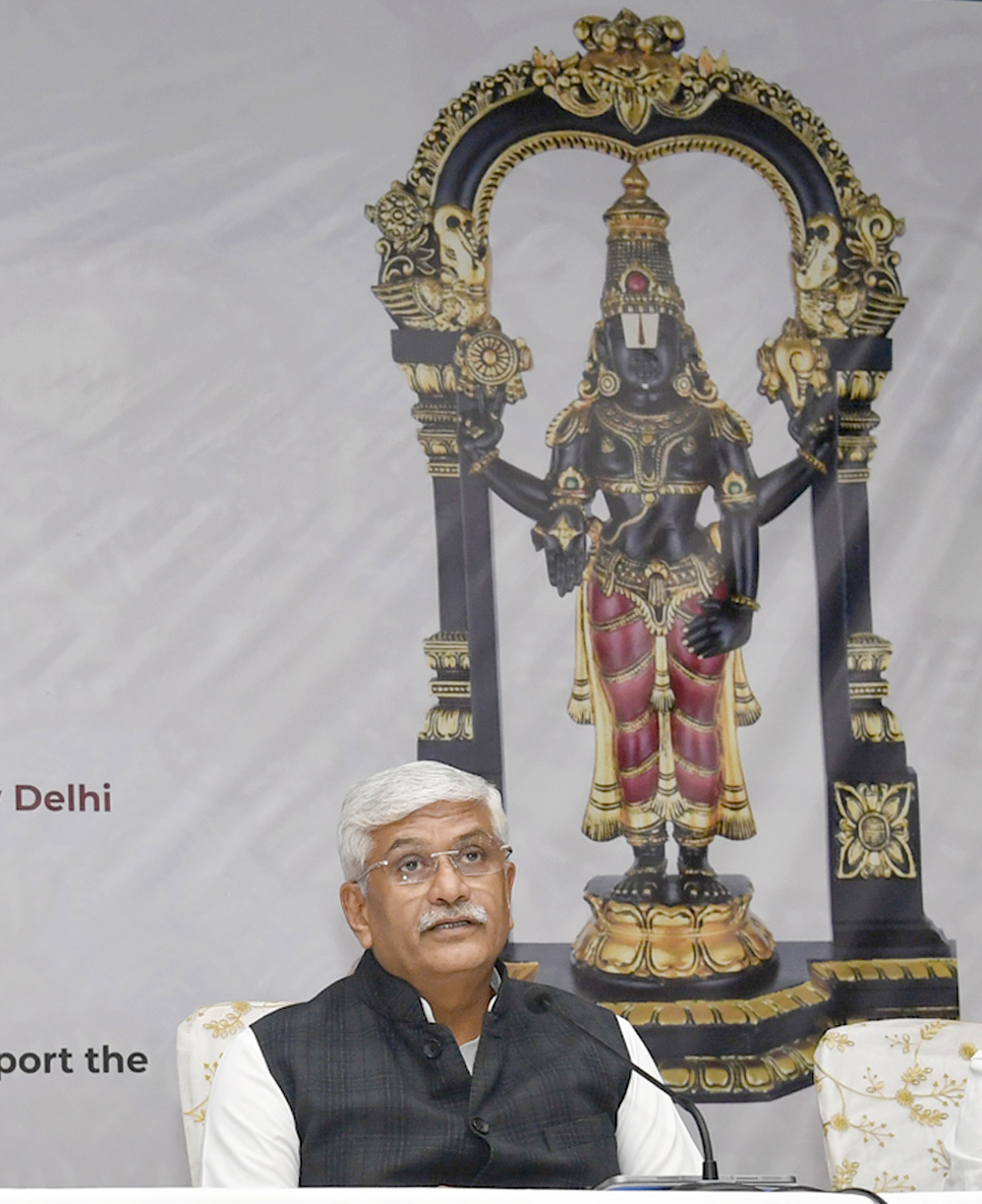 New Delhi: Gajendra Shekhawat addresses media on PM Mementos E Auction #Gallery New Delhi: Gajendra Shekhawat addresses media on PM Mementos E Auction #Gallery