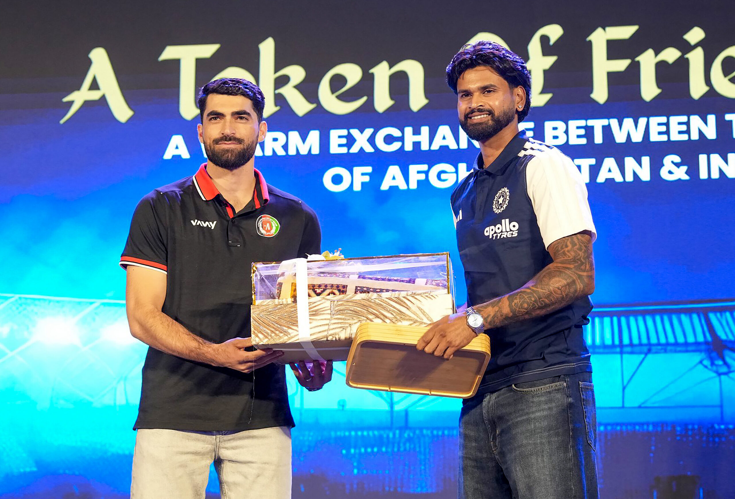 New Delhi: Afghanistan Cricket Board hosts Indian team for dinner #Gallery New Delhi: Afghanistan Cricket Board hosts Indian team for dinner #Gallery