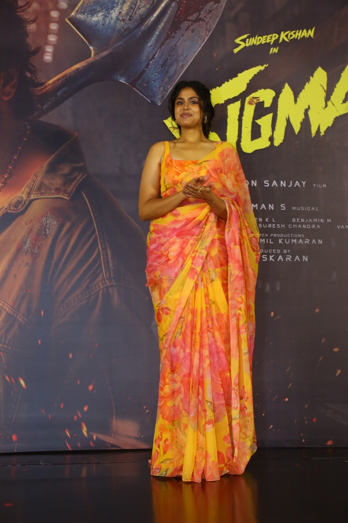 Actress Faria Abdullah Glam Stills From Sigma Movie Press Meet Actress Faria Abdullah Glam Stills From Sigma Movie Press Meet