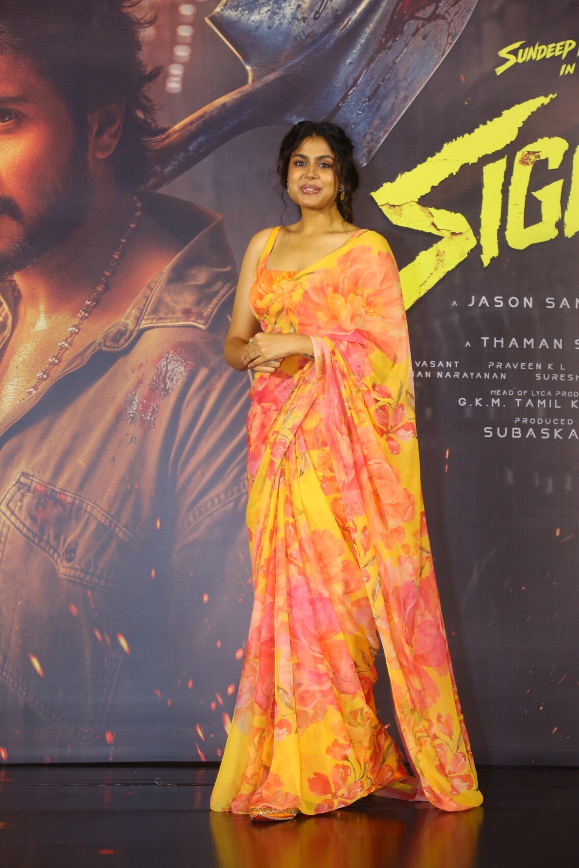 Actress Faria Abdullah Glam Stills From Sigma Movie Press Meet Actress Faria Abdullah Glam Stills From Sigma Movie Press Meet