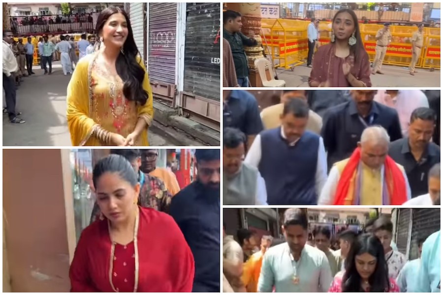 Nimrit Kaur Walia, Prajakta Koli, Suryakumar Yadav And More Visit Lalbaugcha Raja For Ganpati Darshan Nimrit Kaur Walia, Prajakta Koli, Suryakumar Yadav And More Visit Lalbaugcha Raja For Ganpati Darshan