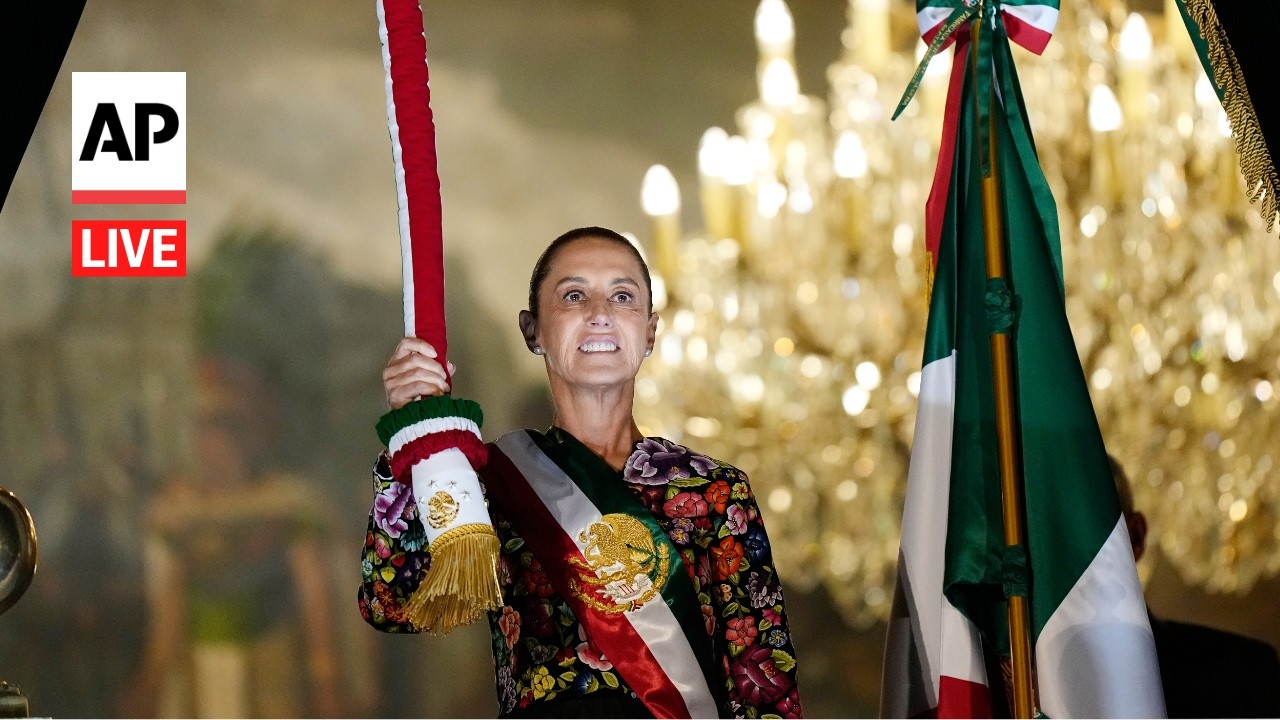 LIVE: Mexico's Sheinbaum leads Independence Day ceremony (Video) LIVE: Mexico's Sheinbaum leads Independence Day ceremony (Video)
