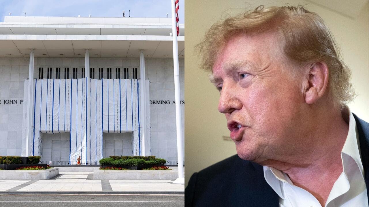 Trump threatens to stop Kennedy Center renovation if his name isn't added back to building (Video) Trump threatens to stop Kennedy Center renovation if his name isn't added back to building (Video)
