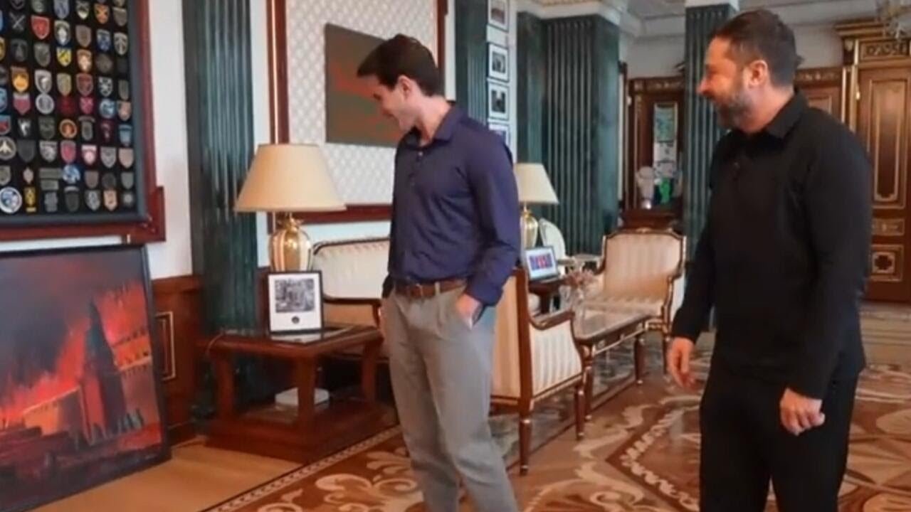 An exclusive look inside Zelenskyy's wartime office (Video) An exclusive look inside Zelenskyy's wartime office (Video)