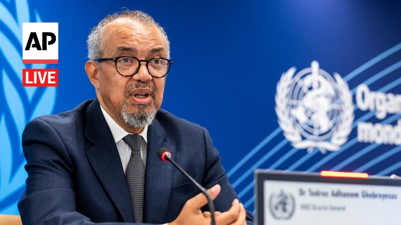 LIVE: WHO chief holds a briefing on Ebola and other global health issues (Video)