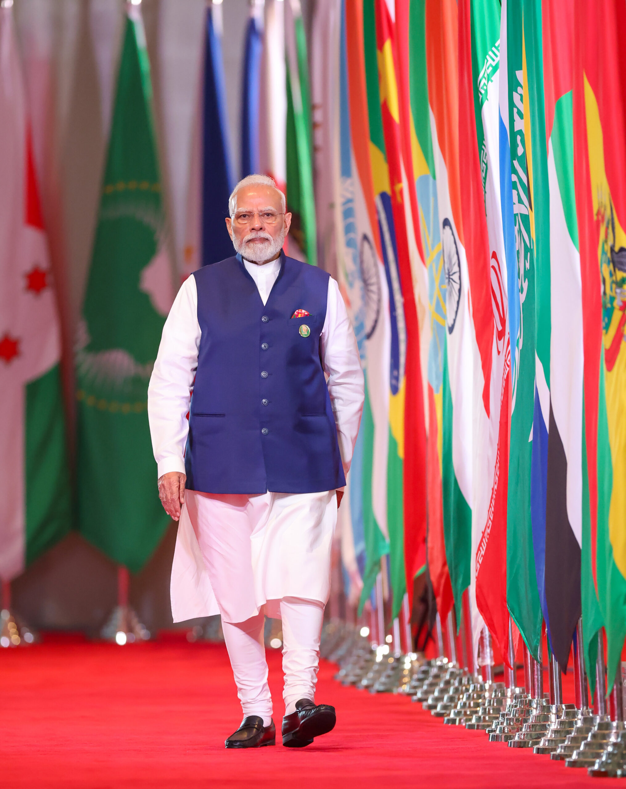 New Delhi: Prime Minister Narendra Modi during the 18th BRICS Summit at Bharat Mandapam in New Delhi on Sunday, September 13, 2026. (Photo: IANS/MEA)