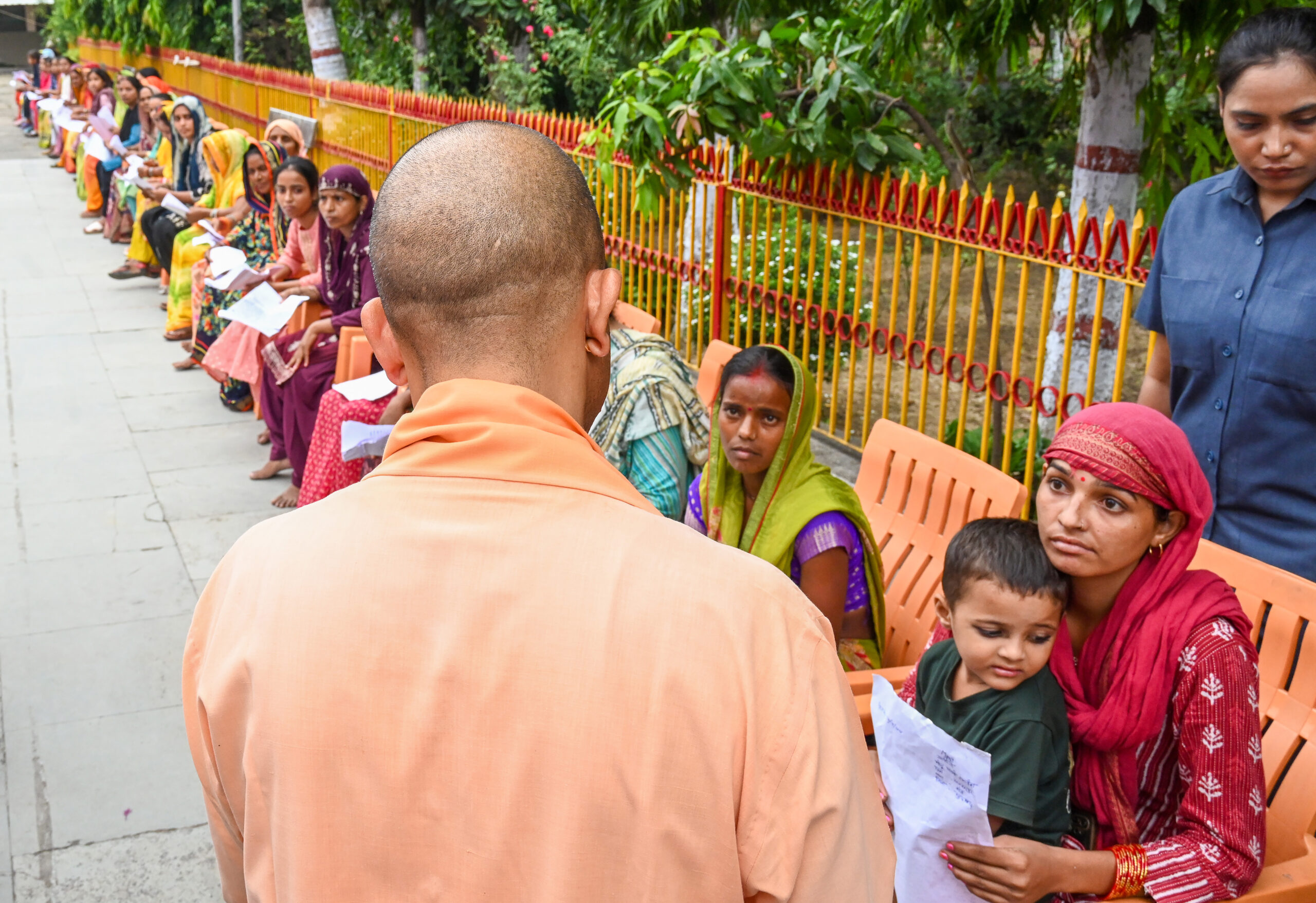 Gorakhpur: Yogi Adityanath during Janta Darshan #Gallery Gorakhpur: Yogi Adityanath during Janta Darshan #Gallery