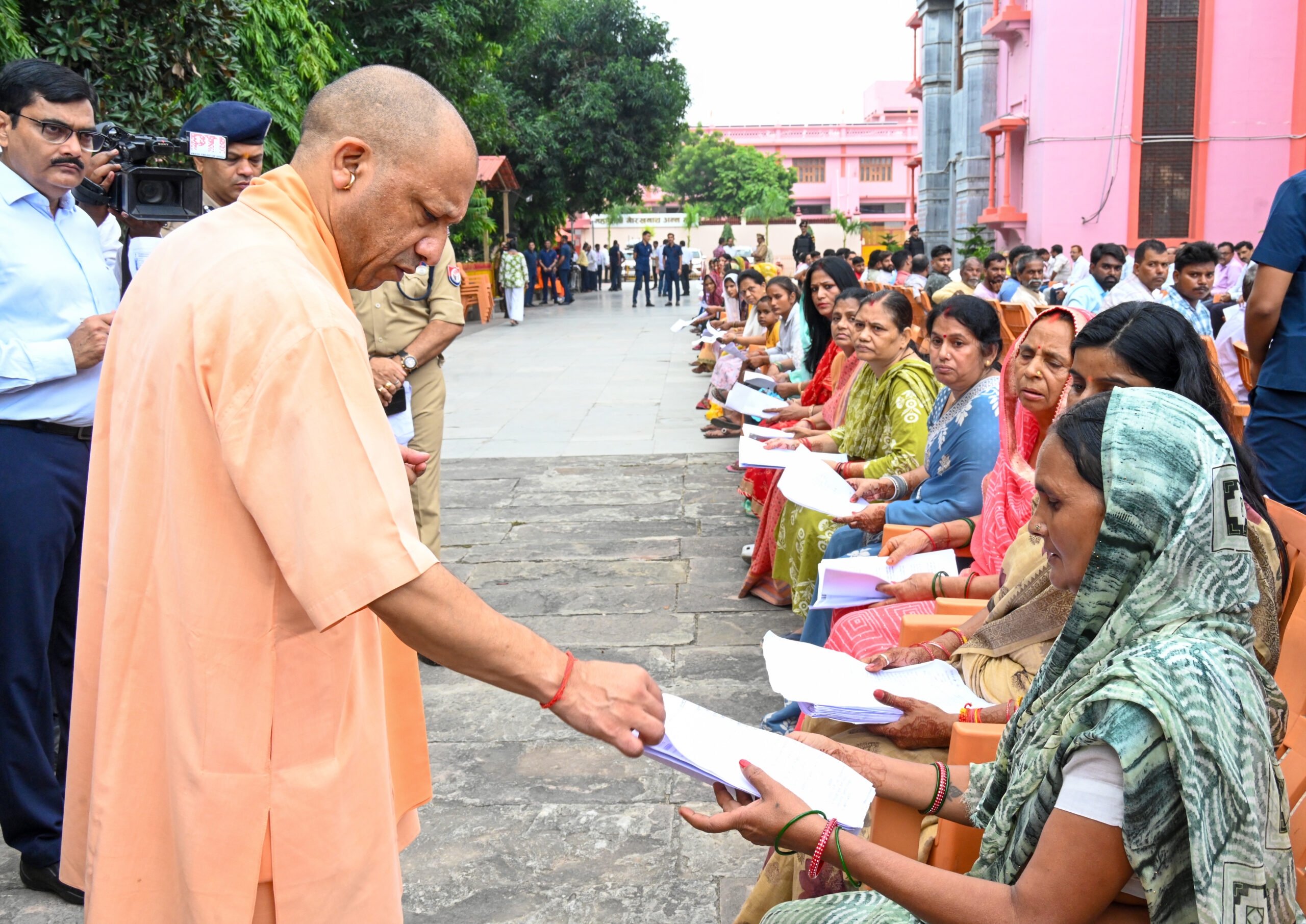 Gorakhpur: Yogi Adityanath during Janta Darshan #Gallery Gorakhpur: Yogi Adityanath during Janta Darshan #Gallery