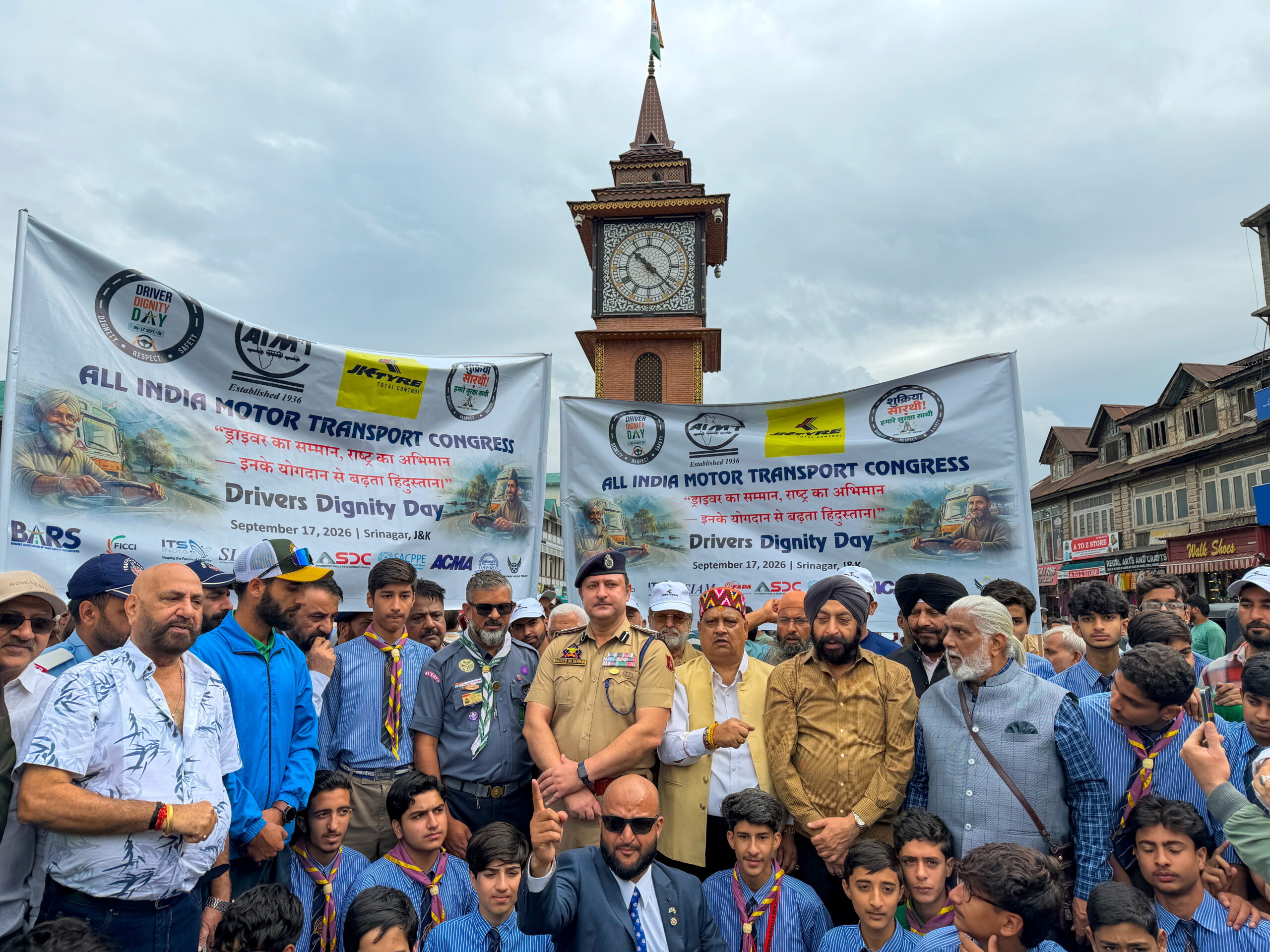 Srinagar: Motor Transport Congress members celebrate Drivers Dignity Day #Gallery Srinagar: Motor Transport Congress members celebrate Drivers Dignity Day #Gallery