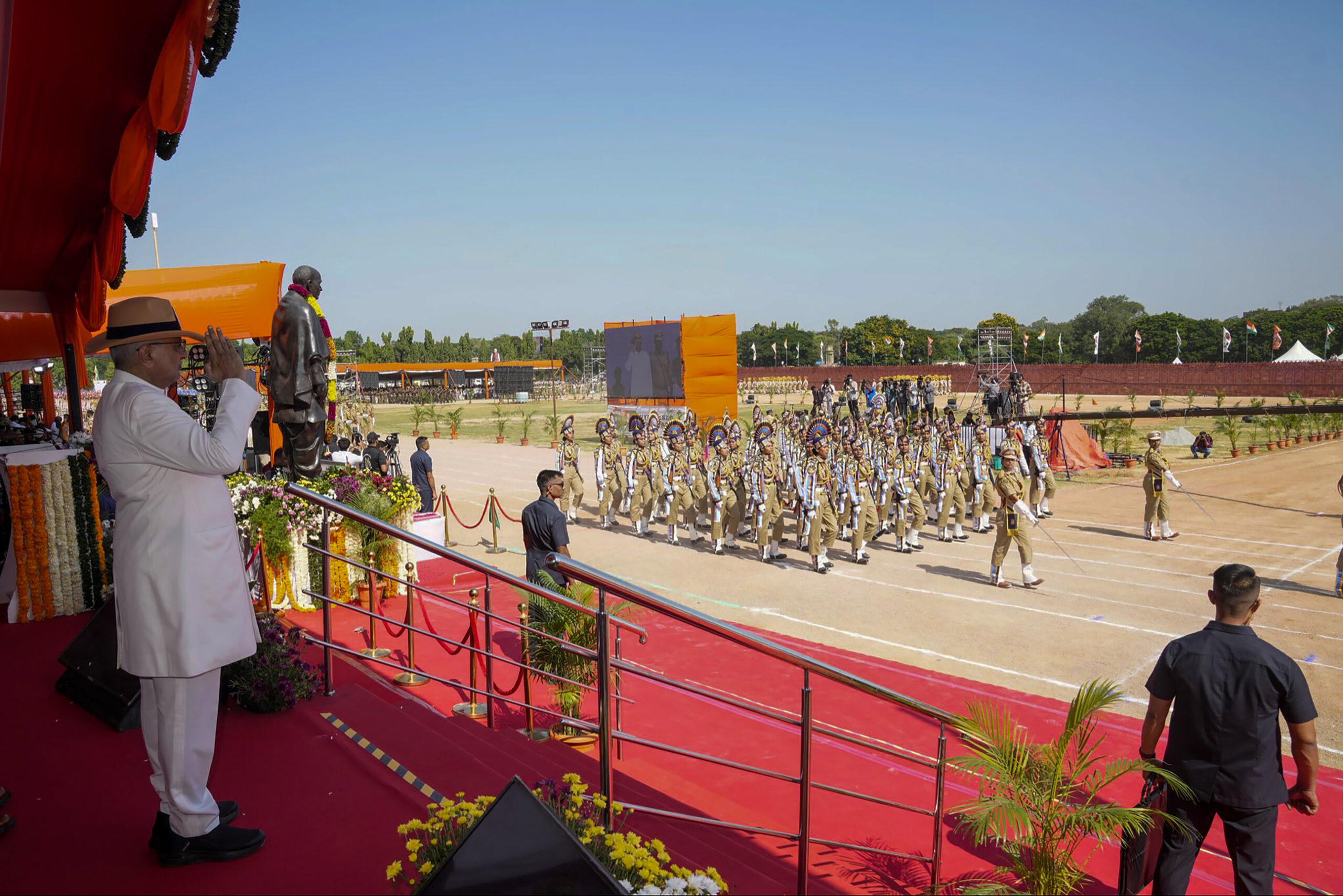 Secunderabad: Vice President C.P. Radhakrishnan at Hyderabad Liberation Day celebrations #Gallery Secunderabad: Vice President C.P. Radhakrishnan at Hyderabad Liberation Day celebrations #Gallery