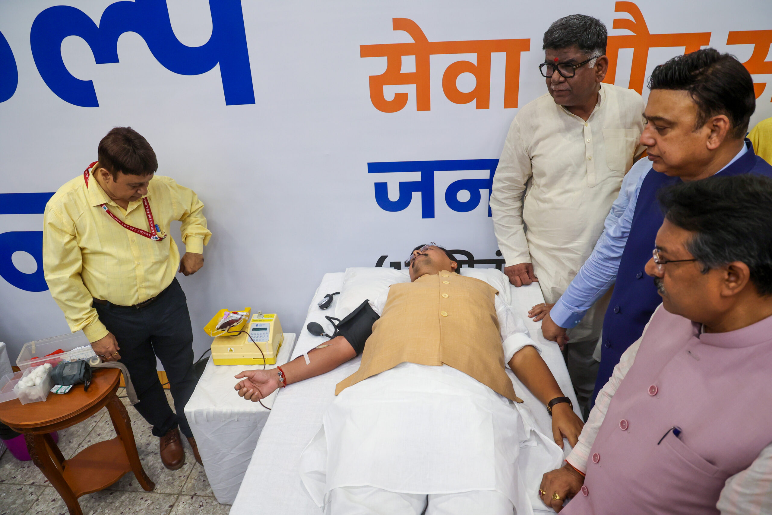 New Delhi: Blood donation camp on PM Modi's birthday #Gallery New Delhi: Blood donation camp on PM Modi's birthday #Gallery