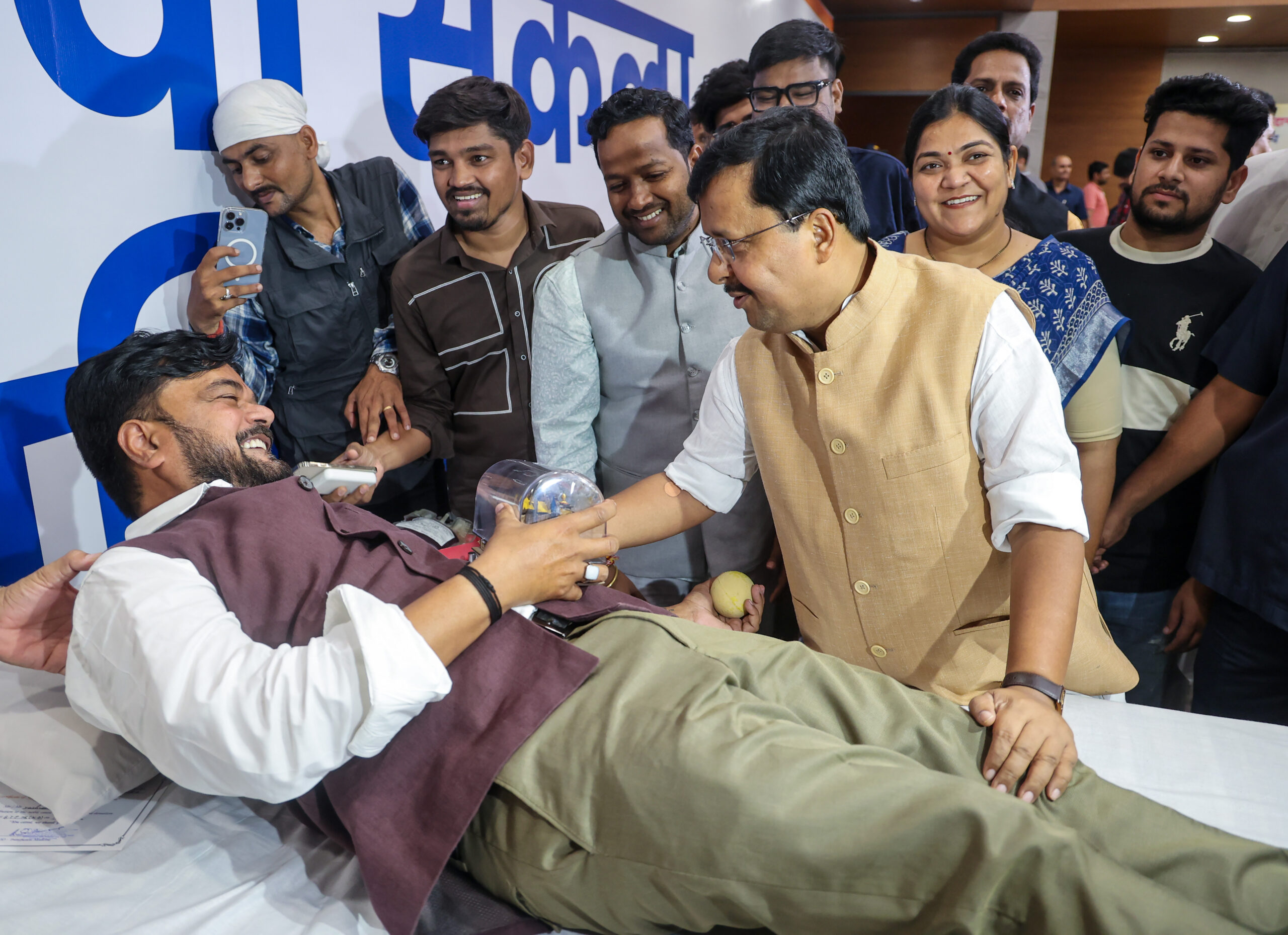 New Delhi: Blood donation camp on PM Modi's birthday #Gallery New Delhi: Blood donation camp on PM Modi's birthday #Gallery