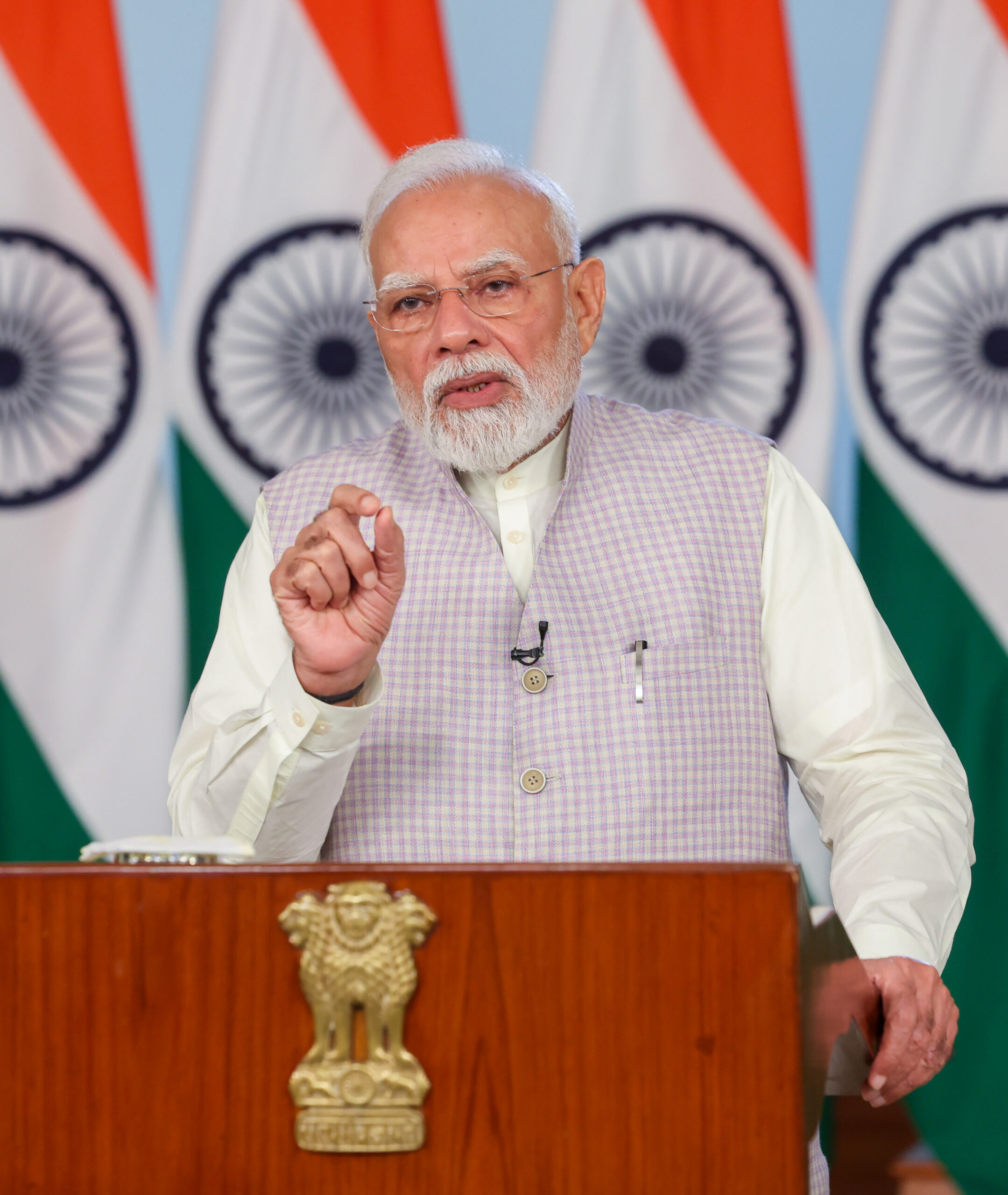 New Delhi: PM Modi addresses Annapurna Yojana event via video conferencing #Gallery New Delhi: PM Modi addresses Annapurna Yojana event via video conferencing #Gallery
