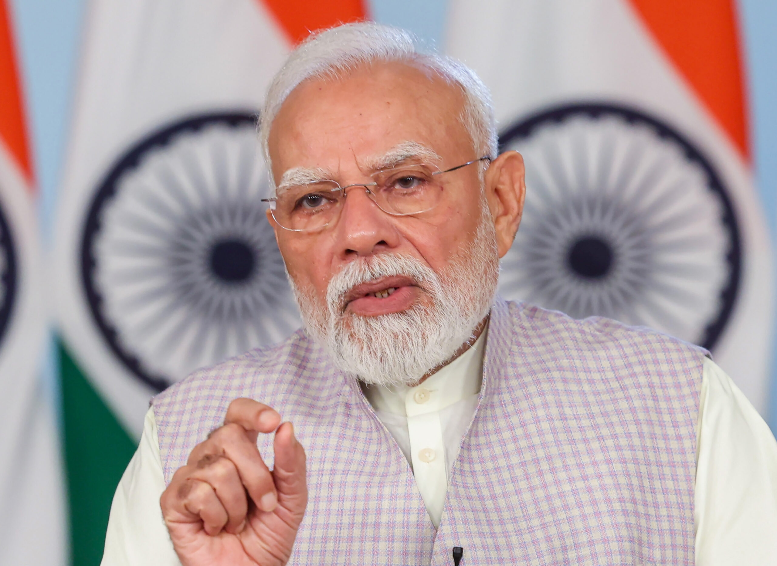 New Delhi: PM Modi addresses Annapurna Yojana event via video conferencing #Gallery New Delhi: PM Modi addresses Annapurna Yojana event via video conferencing #Gallery