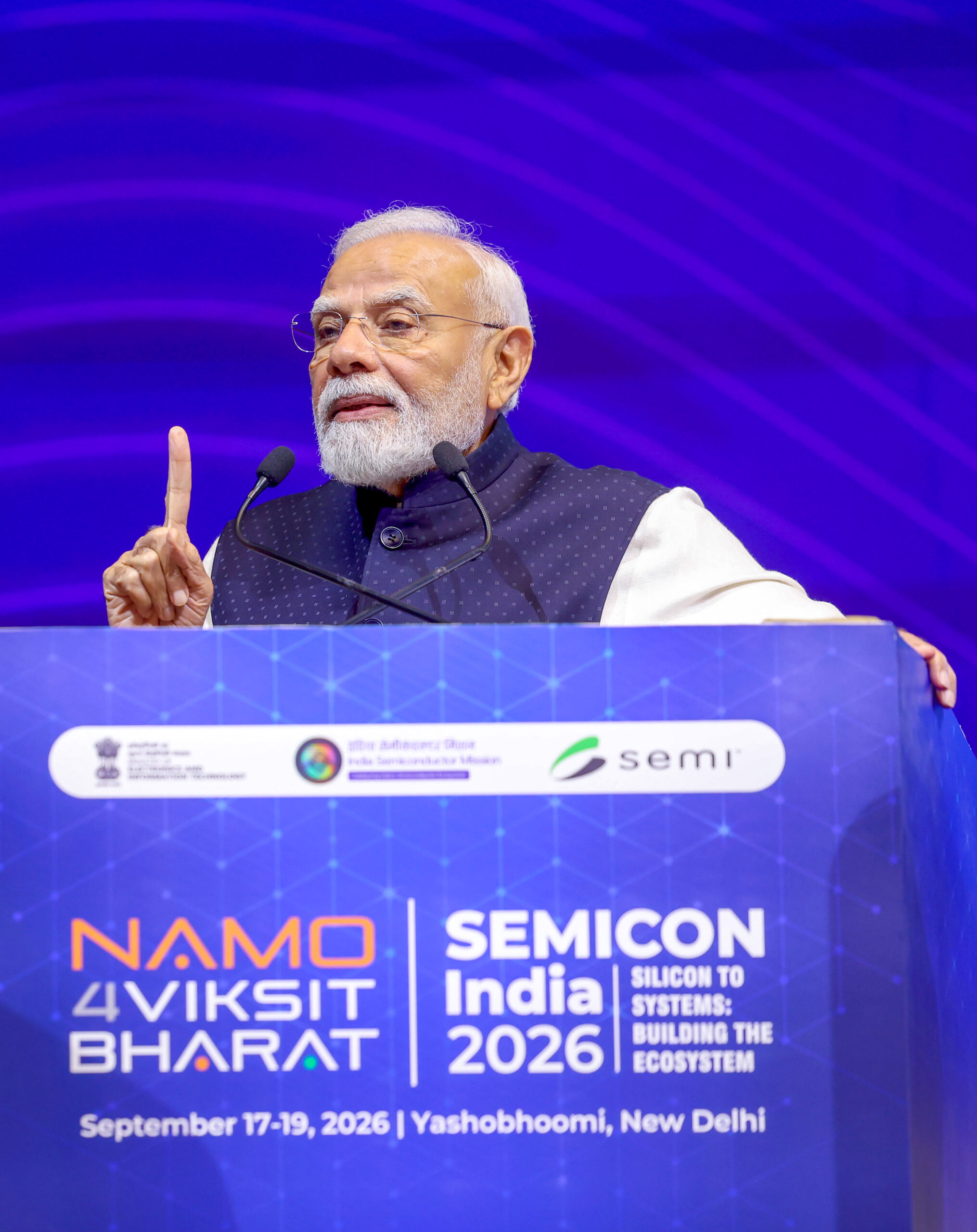 New Delhi: PM Modi inaugurates Semicon India 2026 #Gallery New Delhi: PM Modi inaugurates Semicon India 2026 #Gallery