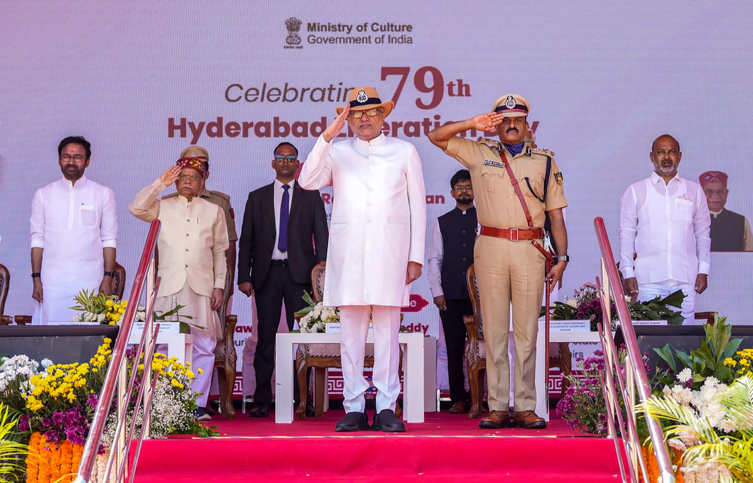 Hyderabad: Vice President C. P. Radhakrishnan attends Hyderabad Liberation Day celebrations #Gallery Hyderabad: Vice President C. P. Radhakrishnan attends Hyderabad Liberation Day celebrations #Gallery