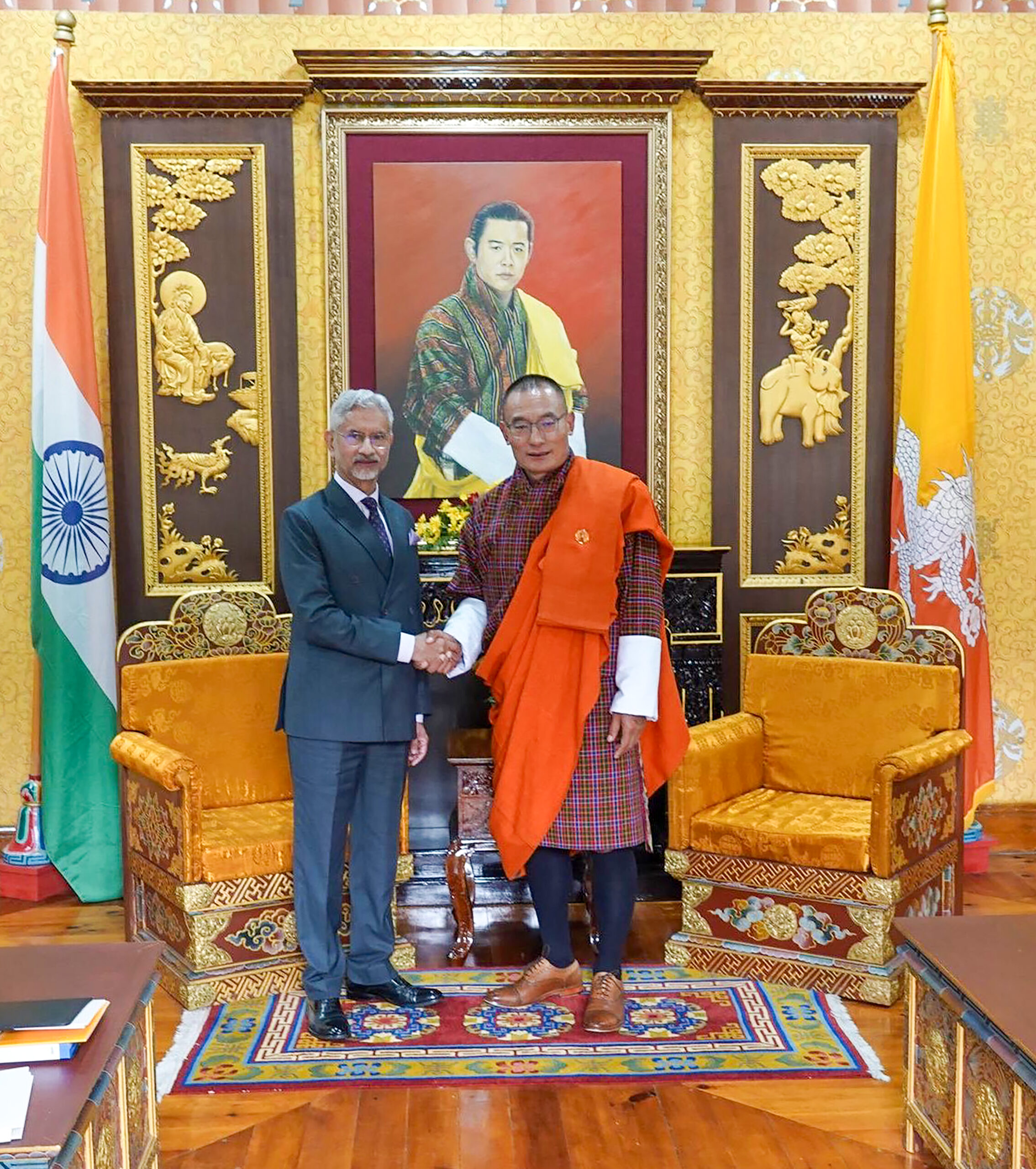 Thimphu: S. Jaishankar meets Bhutan PM Tshering Tobgay #Gallery Thimphu: S. Jaishankar meets Bhutan PM Tshering Tobgay #Gallery