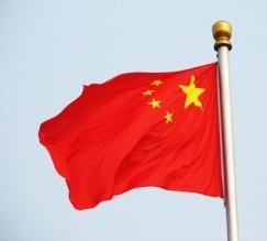 China flag.
