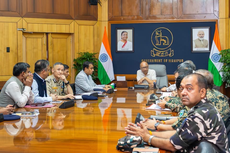 Manipur CM chairs security meet, directs steps to maintain law and order Manipur CM chairs security meet, directs steps to maintain law and order