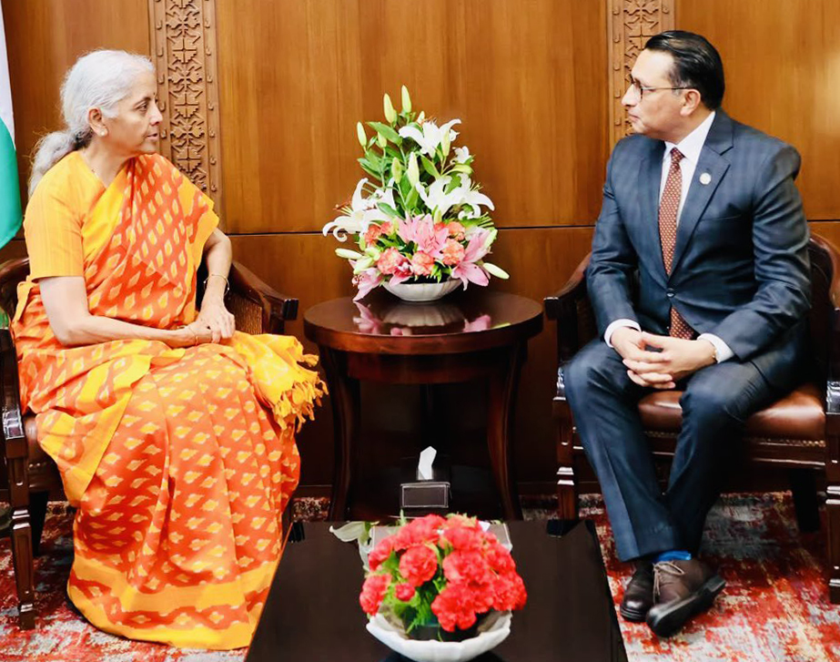 New Delhi: Nepal Finance Minister Meets FM Sitharaman #Gallery New Delhi: Nepal Finance Minister Meets FM Sitharaman #Gallery