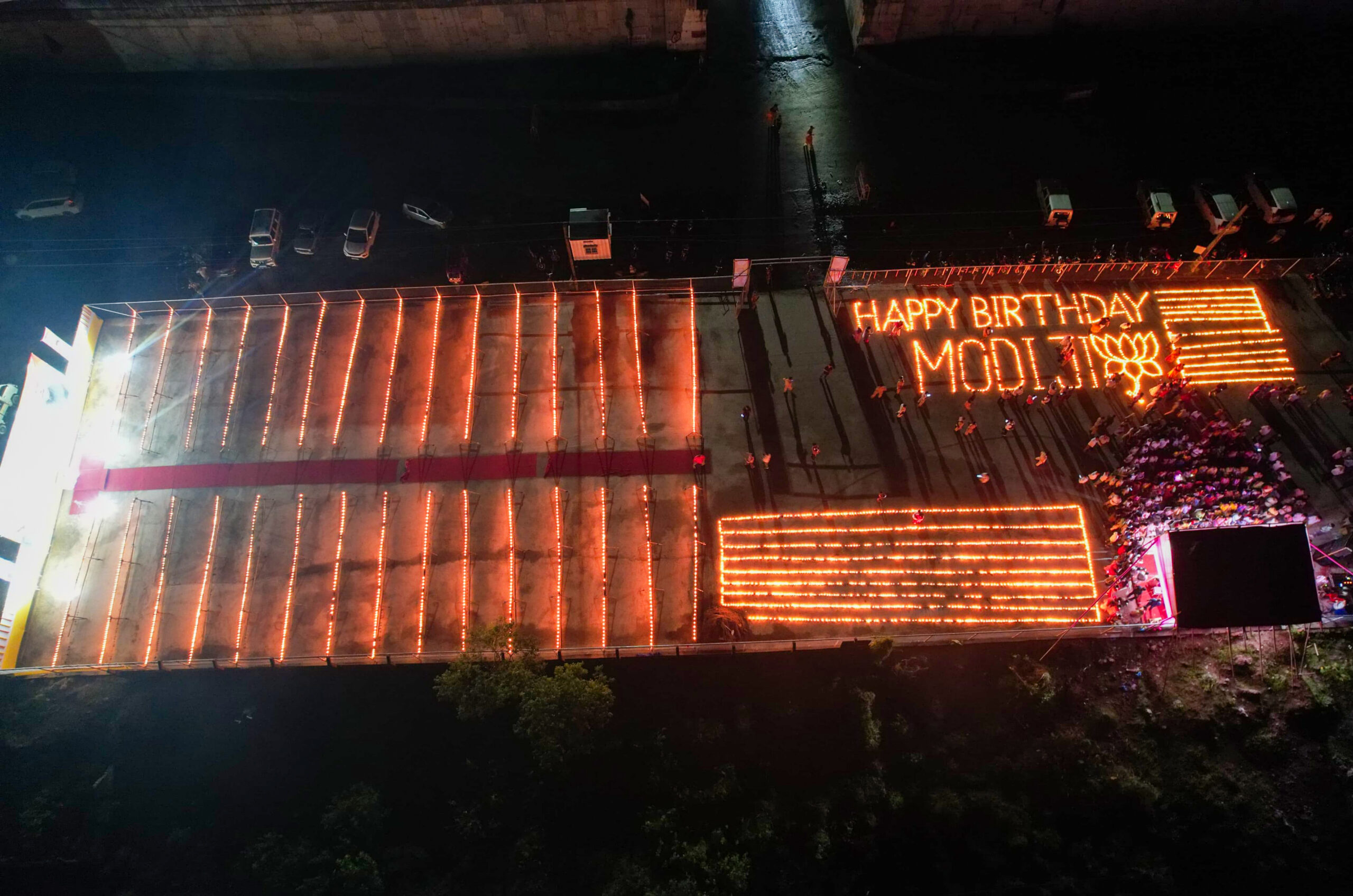 Assam: People light ‘Aashirwad Ka Diya’ on PM Modi’s birthday #Gallery Assam: People light ‘Aashirwad Ka Diya’ on PM Modi’s birthday #Gallery
