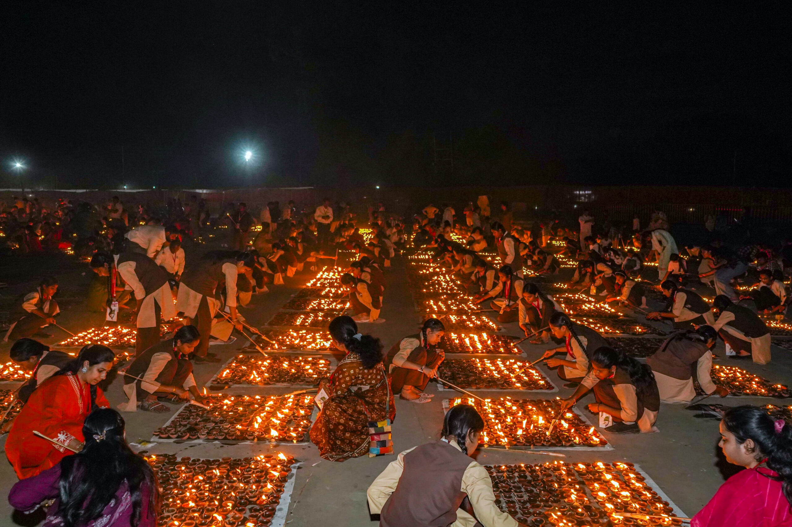 Ujjain: ‘Aashirwad Ka Diya’ lit on PM Modi’s birthday #Gallery Ujjain: ‘Aashirwad Ka Diya’ lit on PM Modi’s birthday #Gallery