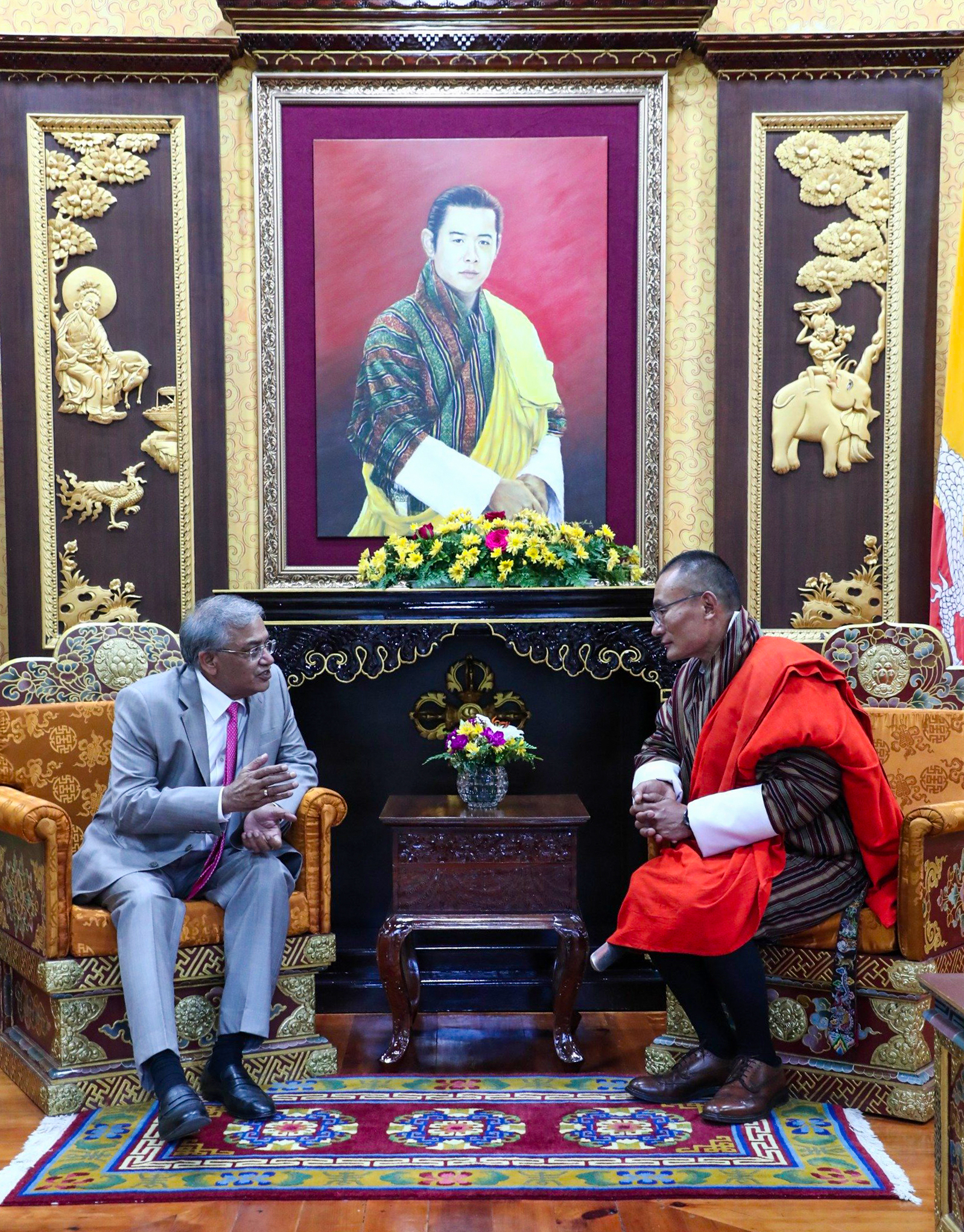 Thimphu: CEC Gyanesh Kumar meets Bhutan Prime Minister #Gallery Thimphu: CEC Gyanesh Kumar meets Bhutan Prime Minister #Gallery