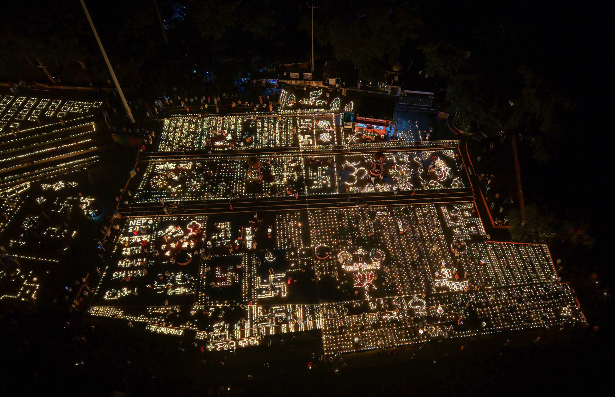 Jabalpur: Diyas lit on PM Modi’s birthday #Gallery Jabalpur: Diyas lit on PM Modi’s birthday #Gallery