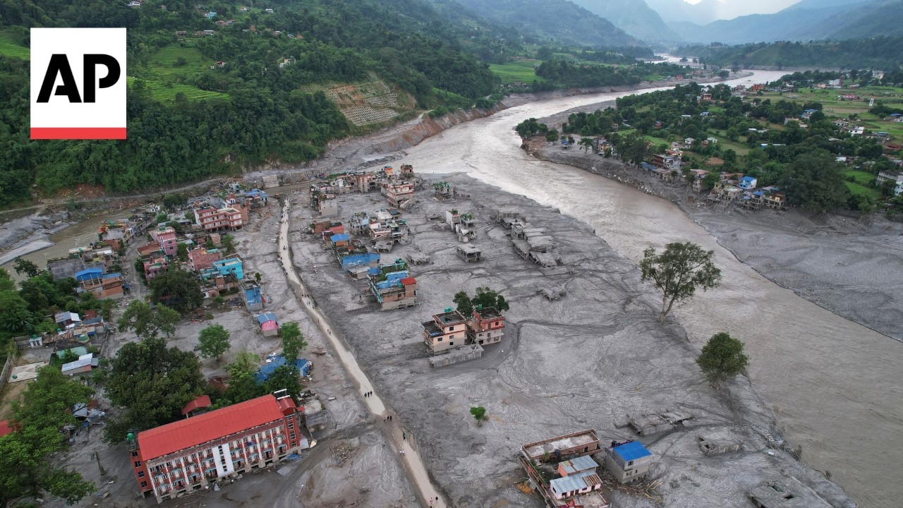 Climate change made deadly Nepal floods more likely, according to analysis (Video)