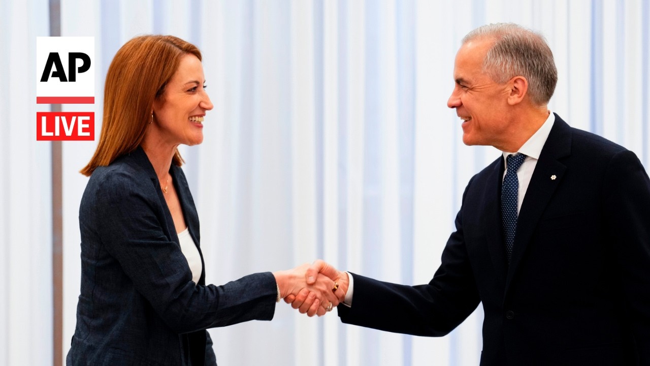 LIVE: Canadian PM Carney and EU Parliament President Metsola deliver joint remarks (Video) LIVE: Canadian PM Carney and EU Parliament President Metsola deliver joint remarks (Video)