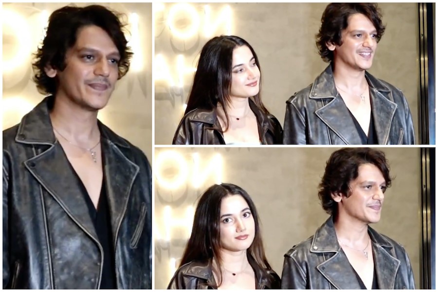 Vijay Varma and Aaliyah Qureishi Twin in Matching Jackets at Lust Stories 3 Screening, Dating Rumours Resurface Vijay Varma and Aaliyah Qureishi Twin in Matching Jackets at Lust Stories 3 Screening, Dating Rumours Resurface