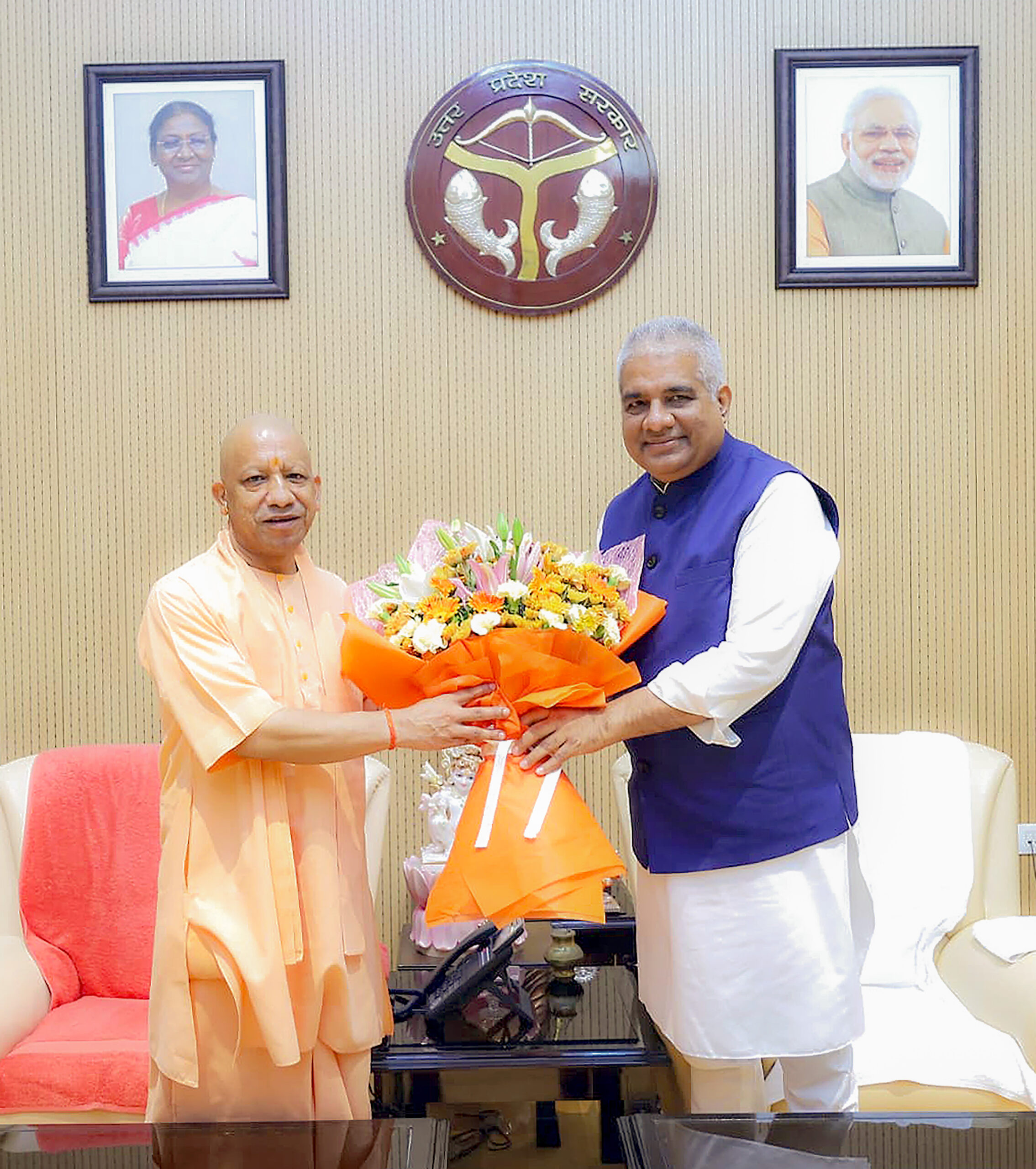 Lucknow: Yogi Adityanath meets Bhupender Yadav #Gallery Lucknow: Yogi Adityanath meets Bhupender Yadav #Gallery
