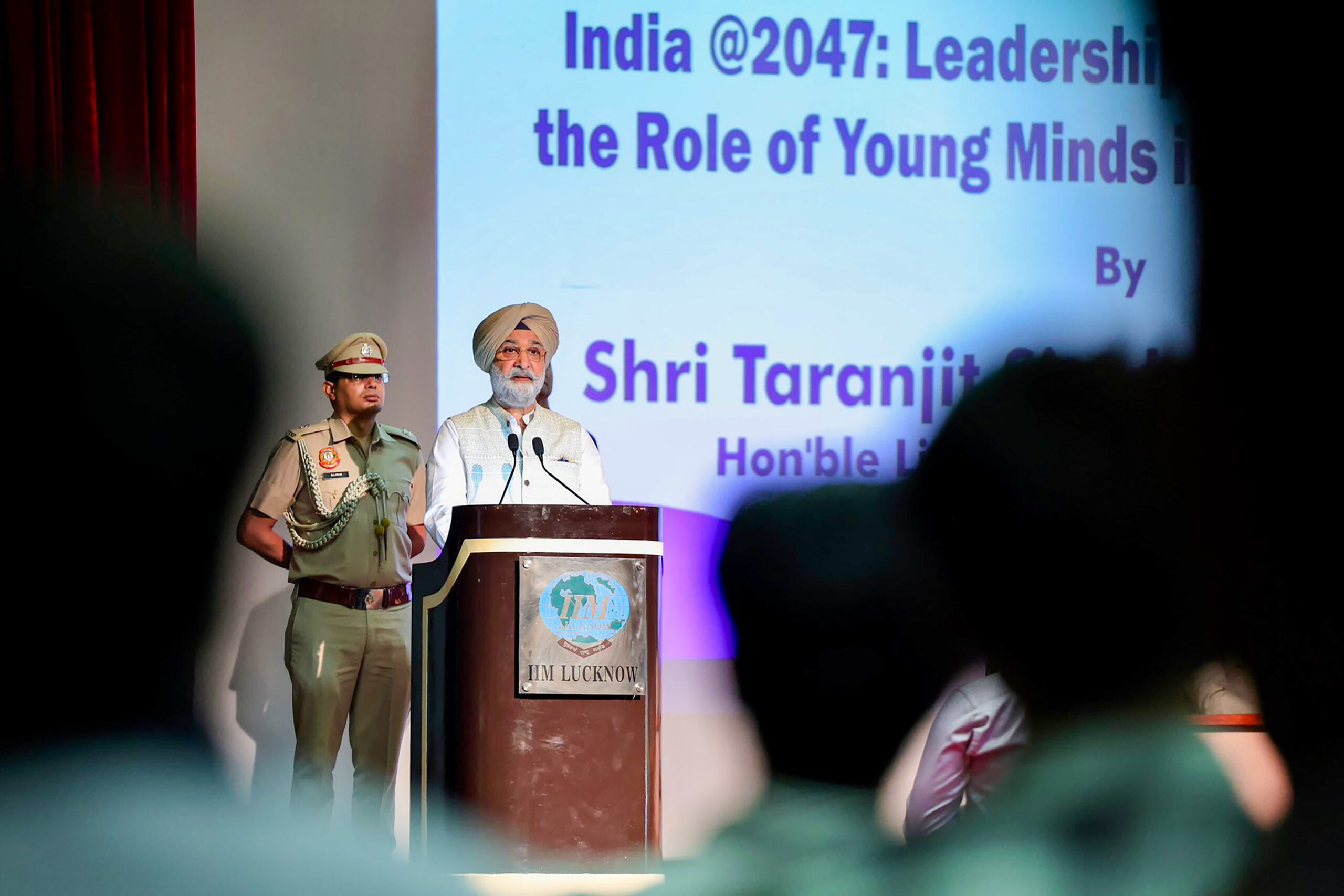 Lucknow: Delhi LG addresses IIM students #Gallery Lucknow: Delhi LG addresses IIM students #Gallery