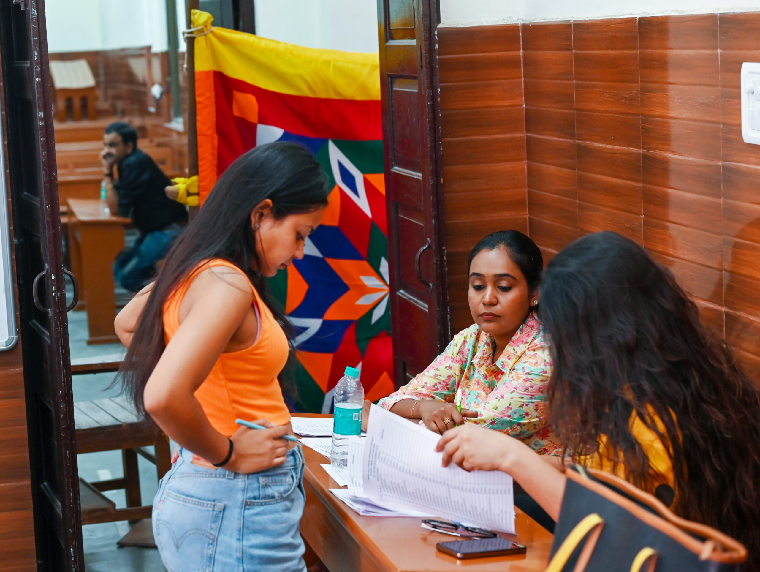 New Delhi: Voting underway for DUSU election #Gallery New Delhi: Voting underway for DUSU election #Gallery