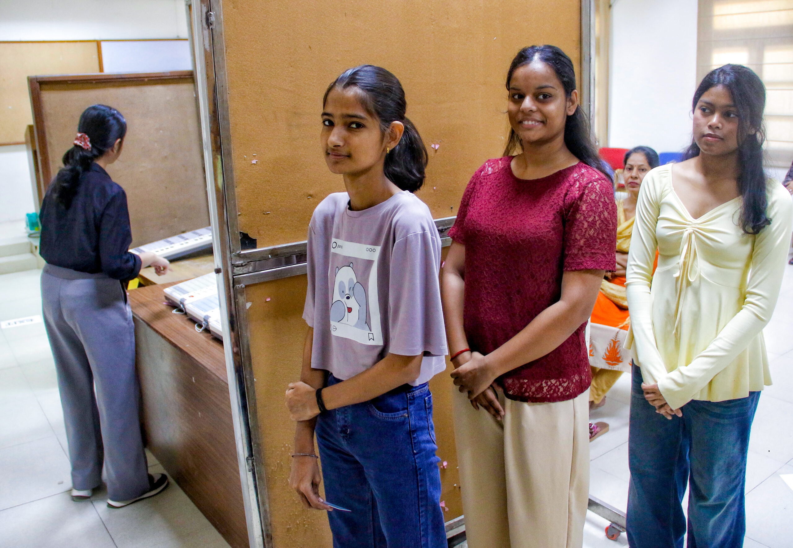 New Delhi: Voting underway for DUSU election #Gallery New Delhi: Voting underway for DUSU election #Gallery