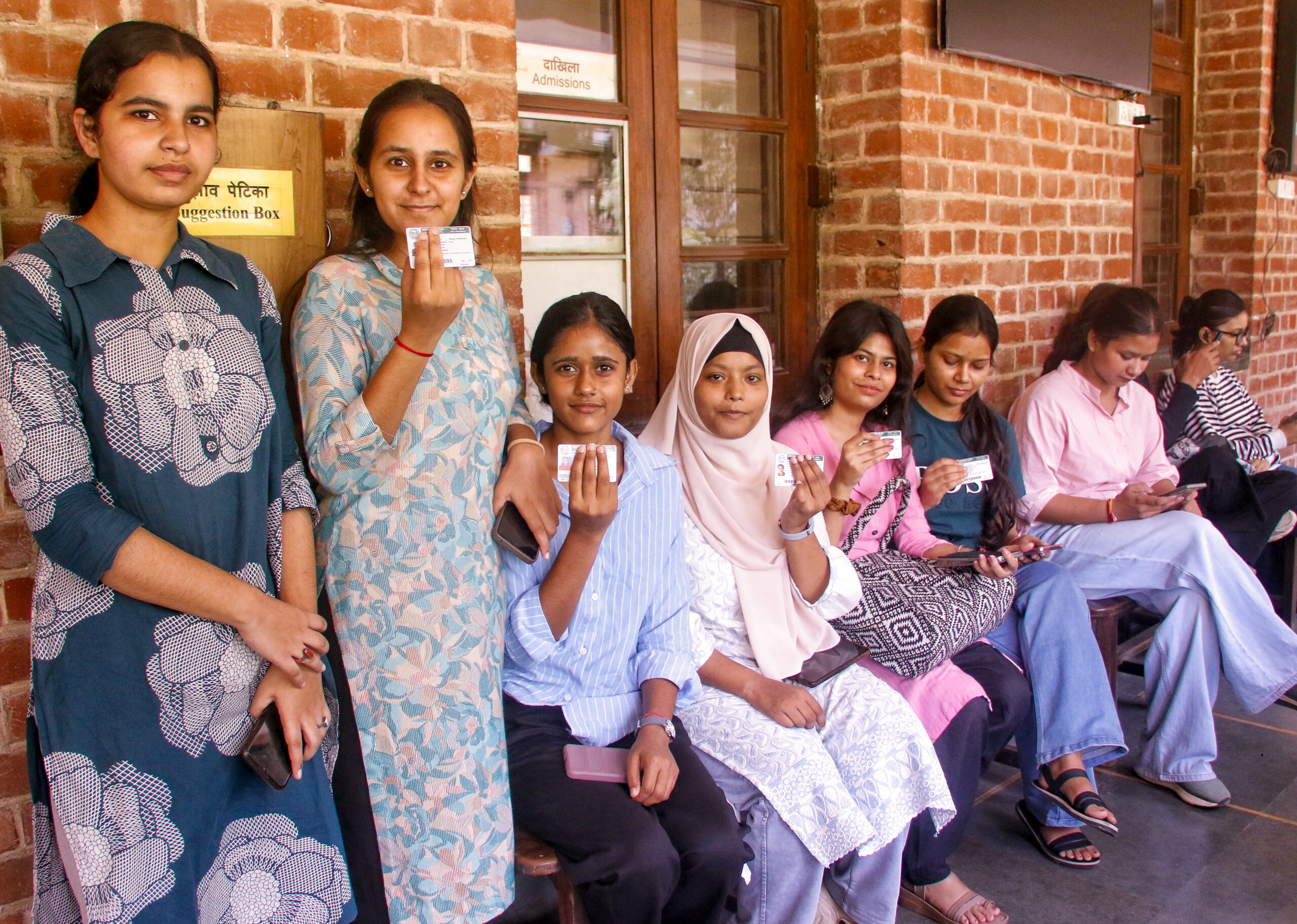 New Delhi: Voting underway for DUSU election #Gallery New Delhi: Voting underway for DUSU election #Gallery