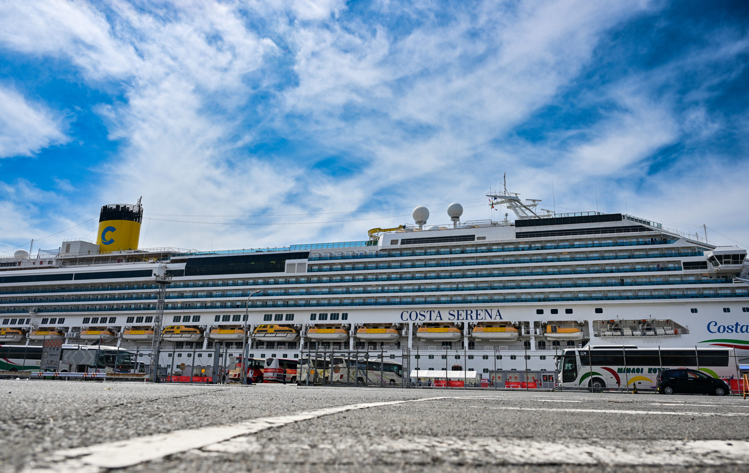 Nagoya: A view of the Costa Serena cruise ship - #Gallery Nagoya: A view of the Costa Serena cruise ship - #Gallery