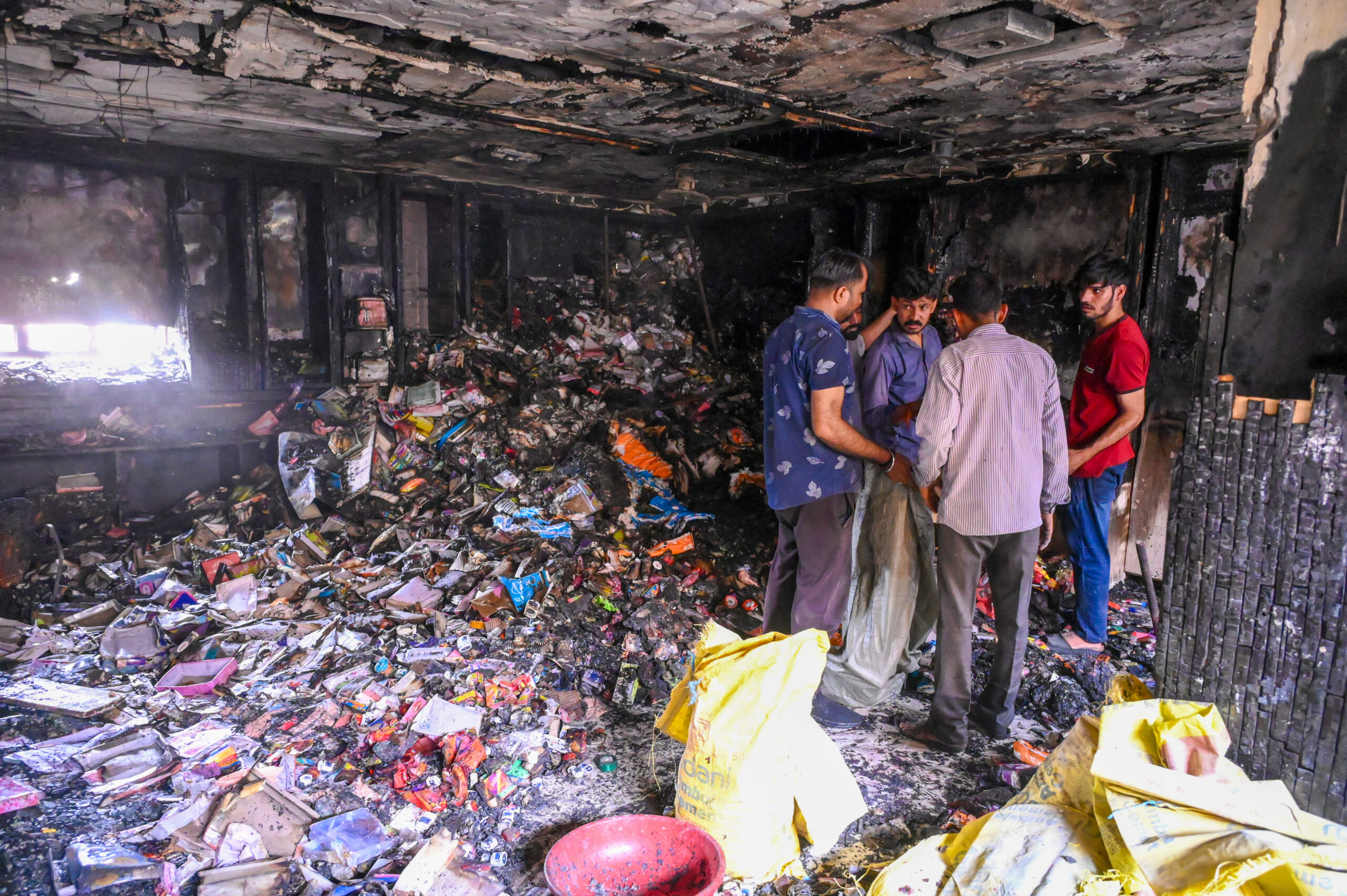 Jaipur: Sethi Complex fire aftermath #Gallery Jaipur: Sethi Complex fire aftermath #Gallery